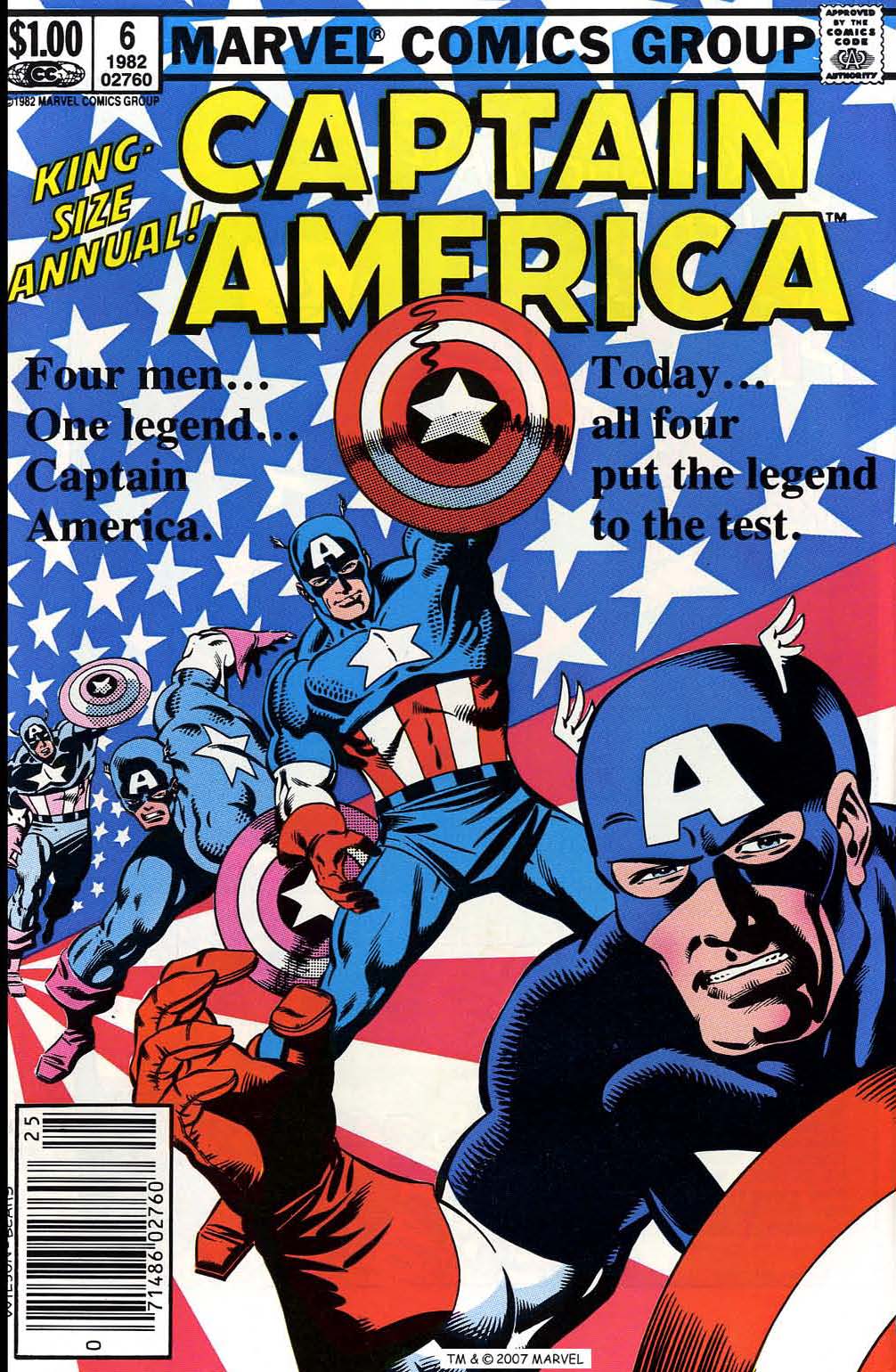 Read online Captain America (1968) comic -  Issue # _Annual 6 - 1