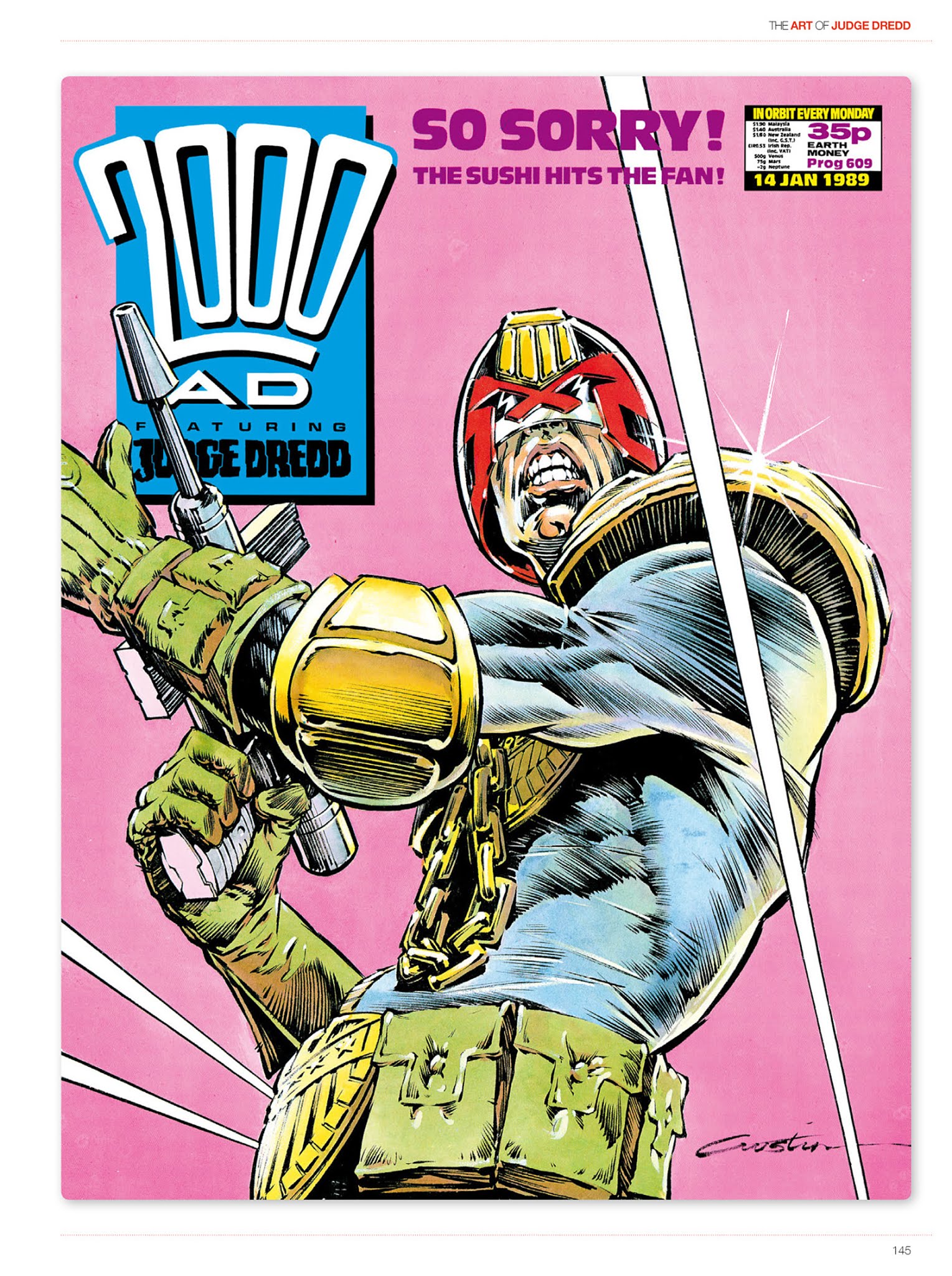 Read online The Art of Judge Dredd: Featuring 35 Years of Zarjaz Covers comic -  Issue # TPB (Part 2) - 54