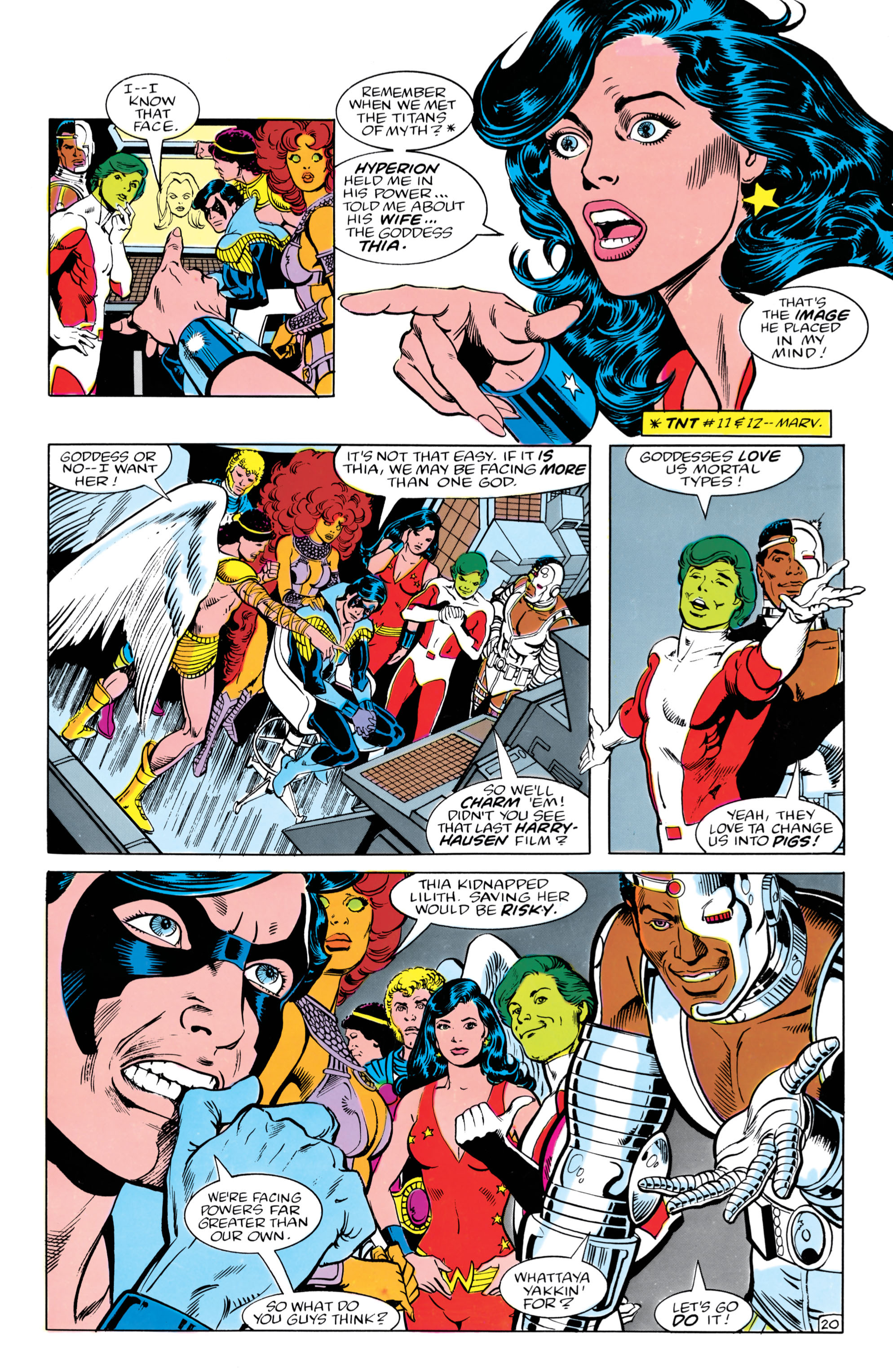 Read online The New Teen Titans (1984) comic -  Issue #7 - 20