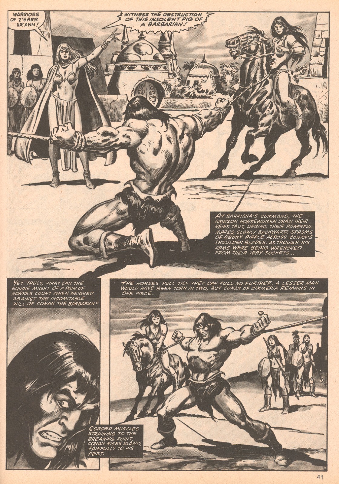 Read online The Savage Sword Of Conan comic -  Issue #62 - 41