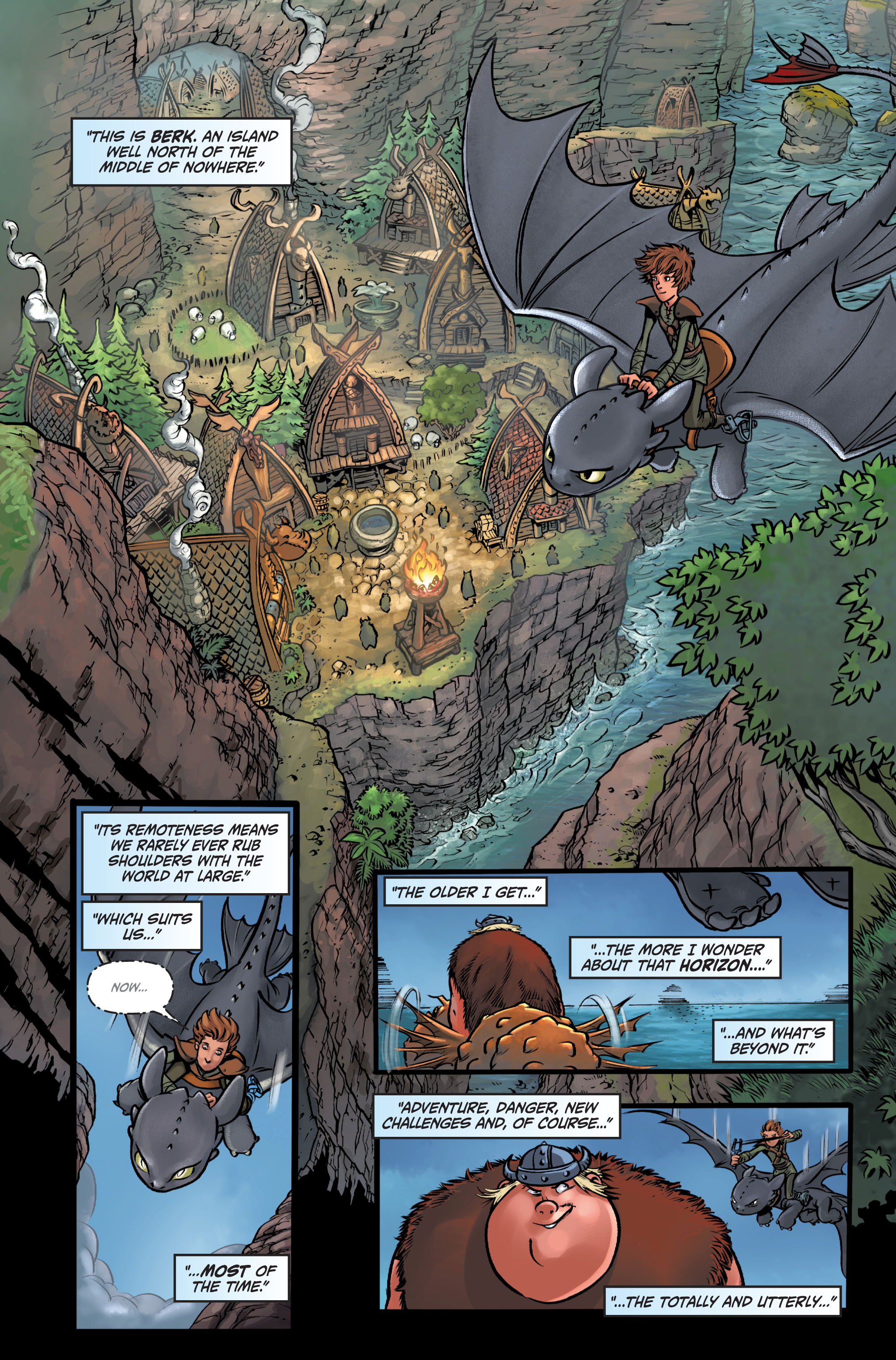 Read online DreamWorks Dragons: Riders of Berk comic -  Issue # _TPB - 61