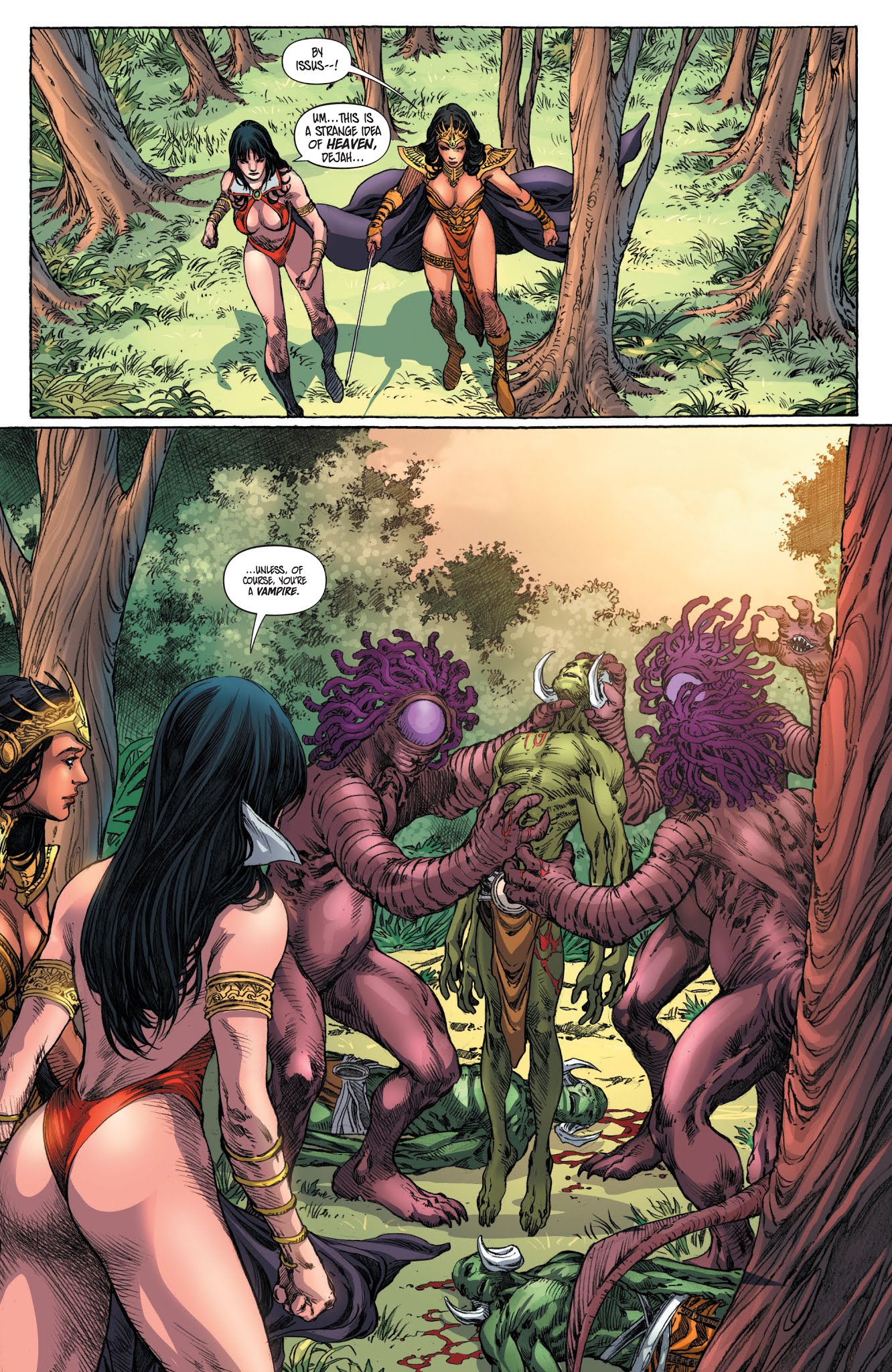 Read online Vampirella/Dejah Thoris comic -  Issue #2 - 21