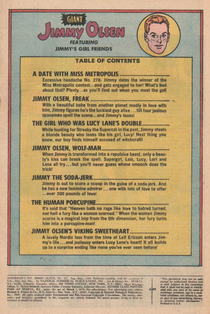 Read online Superman's Pal Jimmy Olsen comic -  Issue #122 - 2