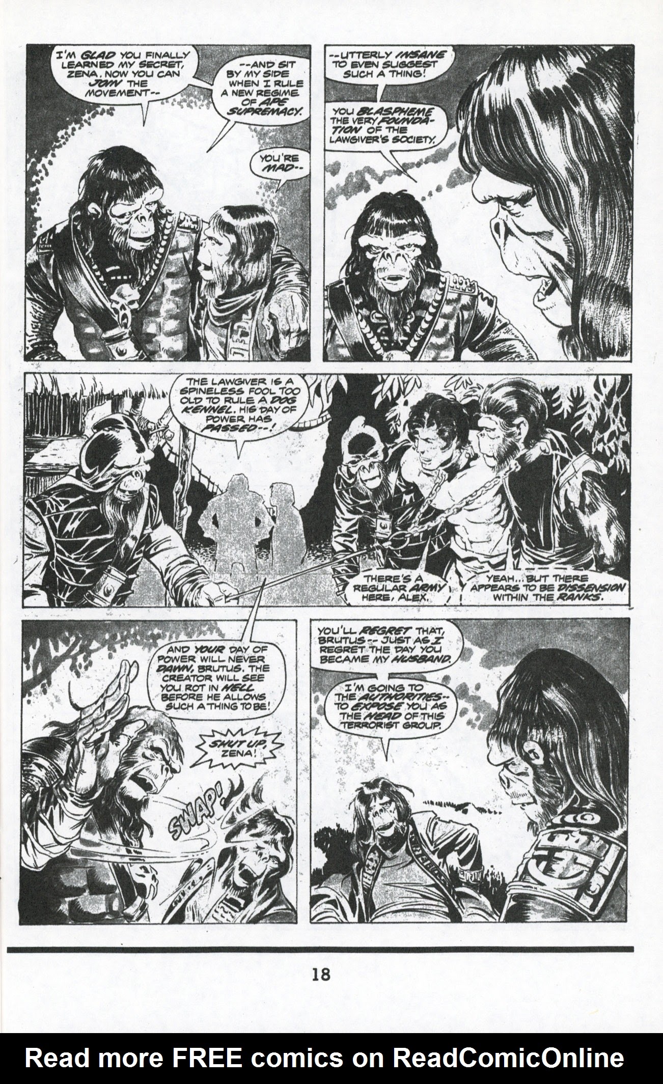 Read online Terror on the Planet of the Apes comic -  Issue #1 - 23