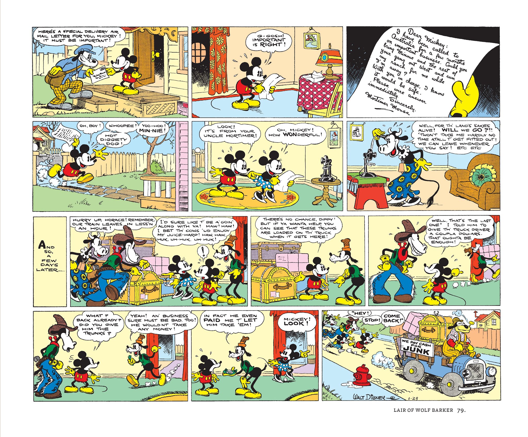 Read online Walt Disney's Mickey Mouse Color Sundays comic -  Issue # TPB 1 (Part 1) - 79