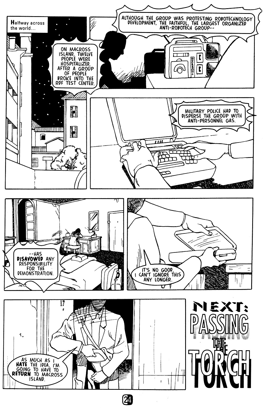 Read online Robotech: Return to Macross comic -  Issue #22 - 25