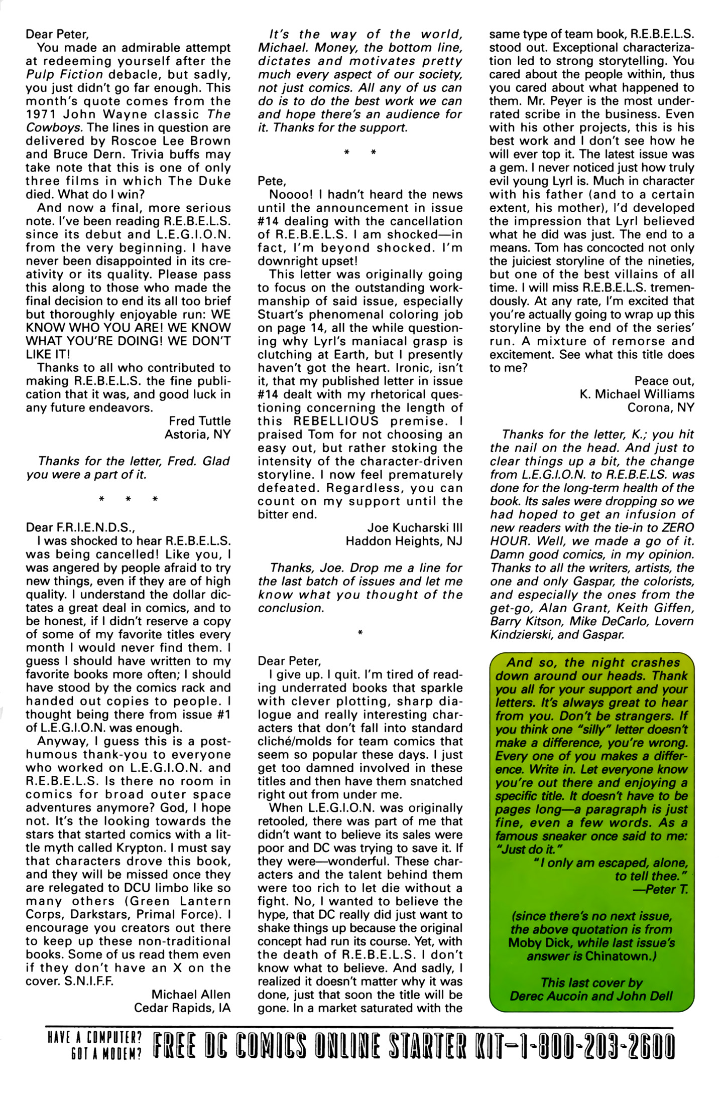 Read online R.E.B.E.L.S. '94 comic -  Issue #17 - 23