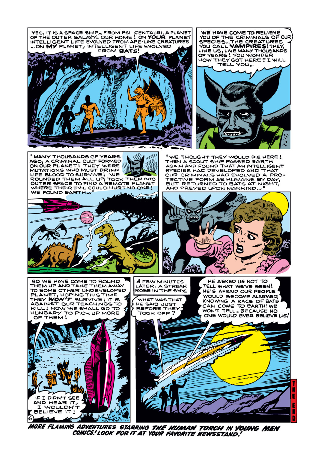 Read online The Human Torch (1940) comic -  Issue #37 - 7