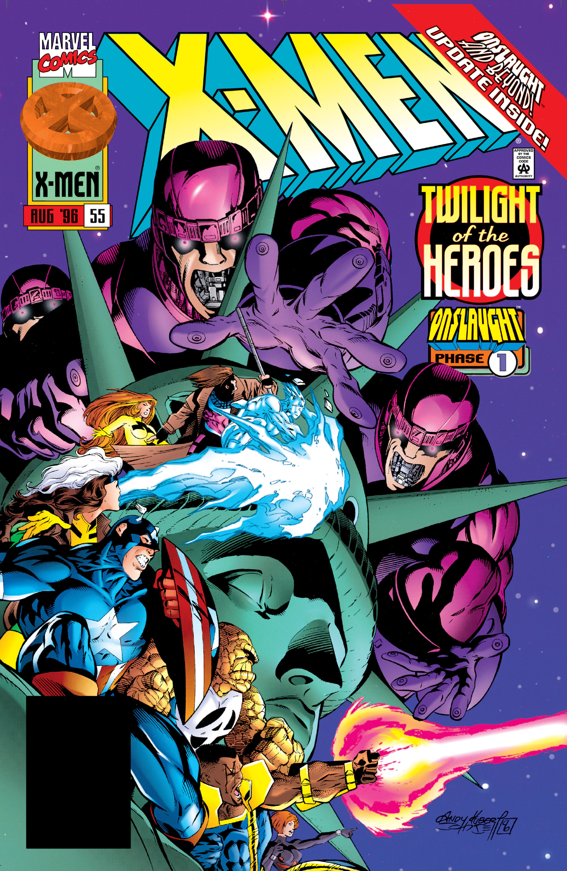 Read online X-Men (1991) comic -  Issue #55 - 1