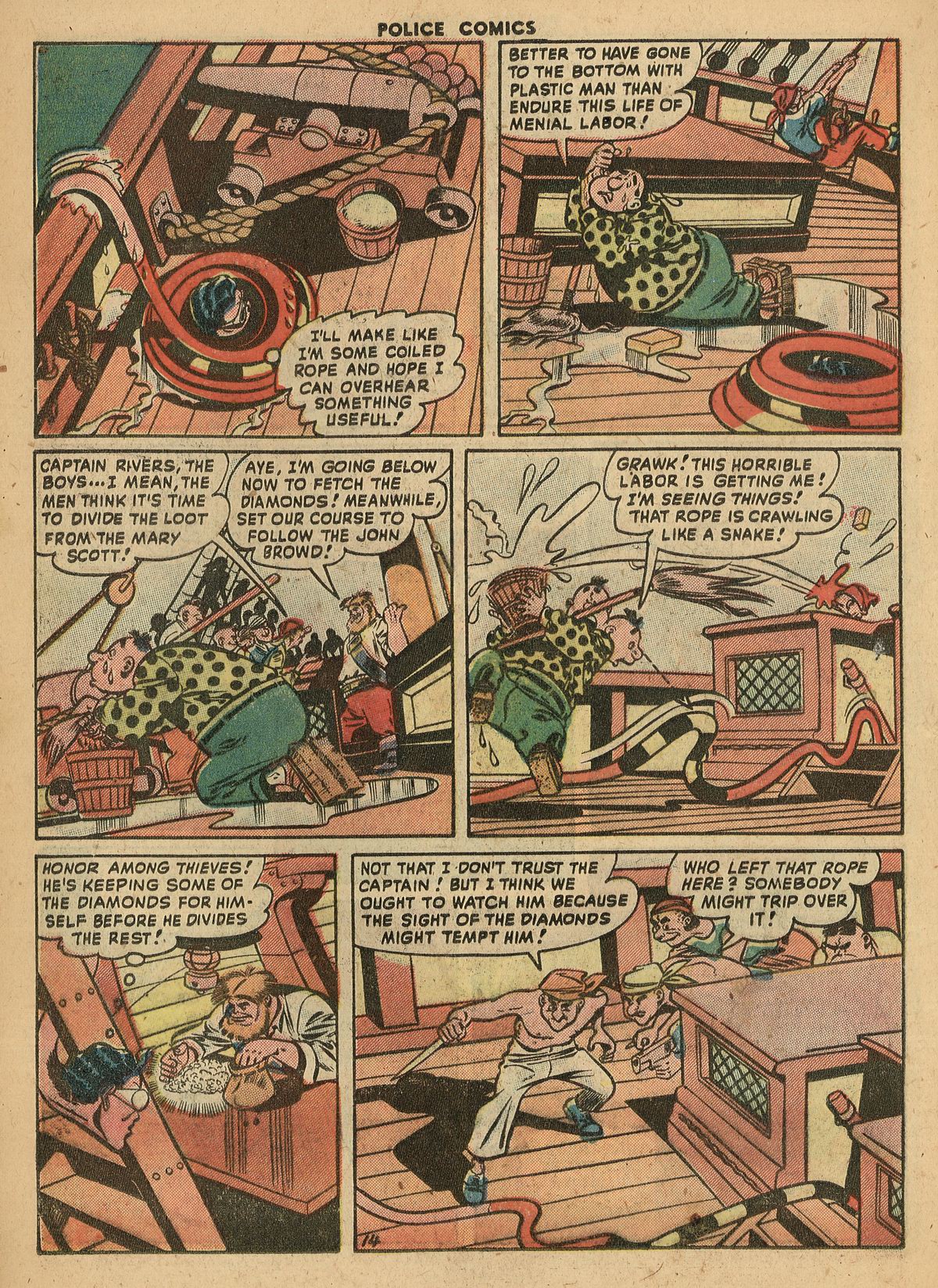 Read online Police Comics comic -  Issue #90 - 17