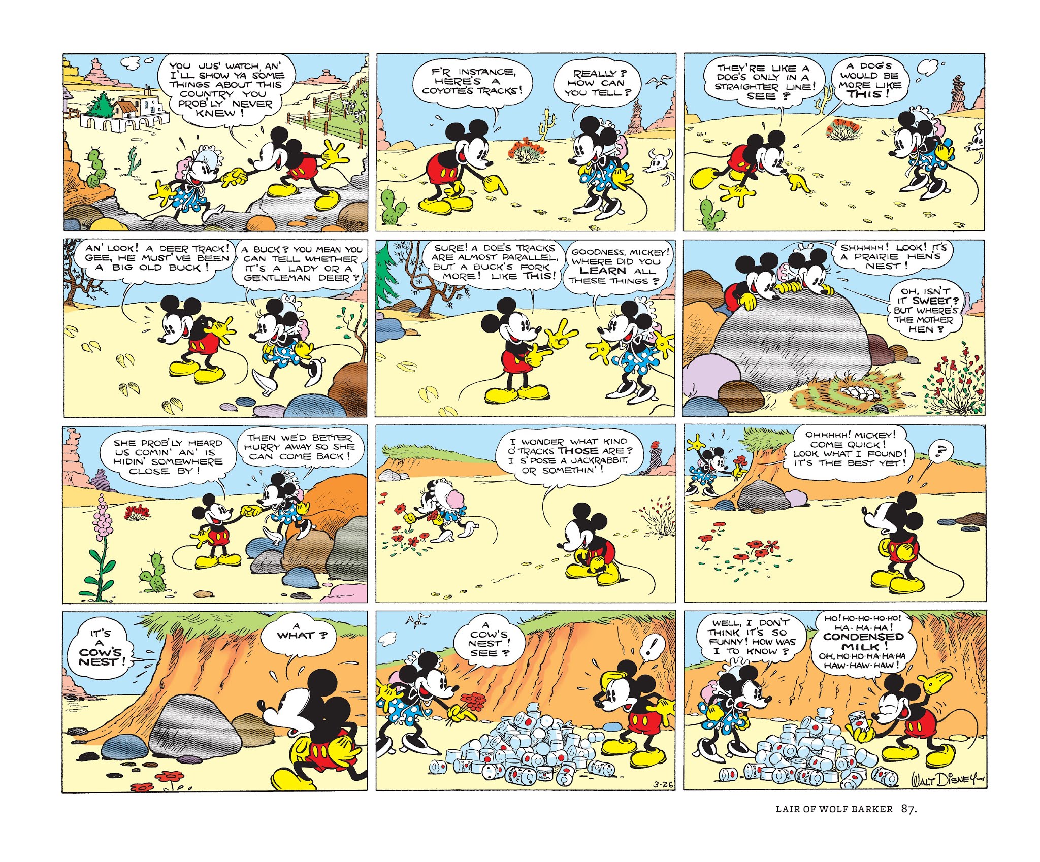 Read online Walt Disney's Mickey Mouse Color Sundays comic -  Issue # TPB 1 (Part 1) - 87