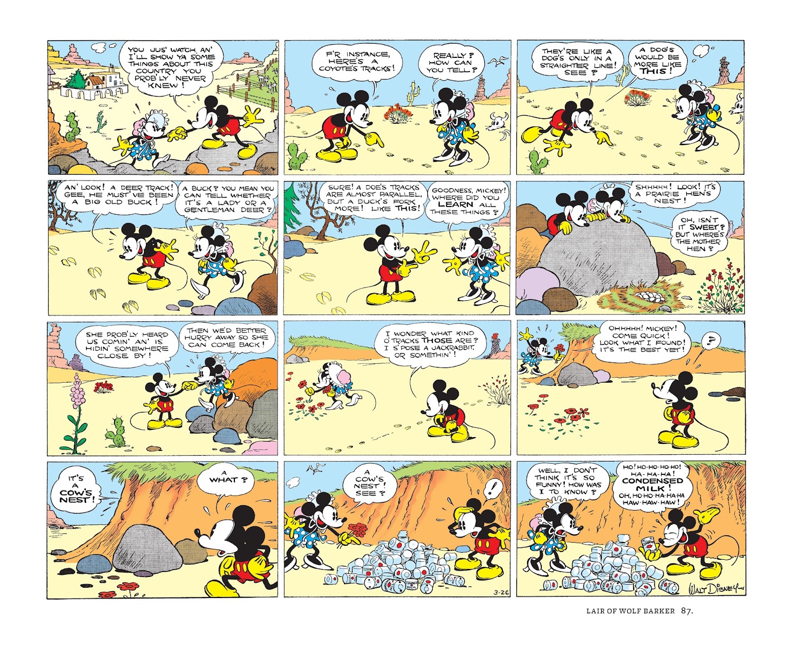Walt Disney's Mickey Mouse Color Sundays issue TPB 1 (Part 1) - Page 87