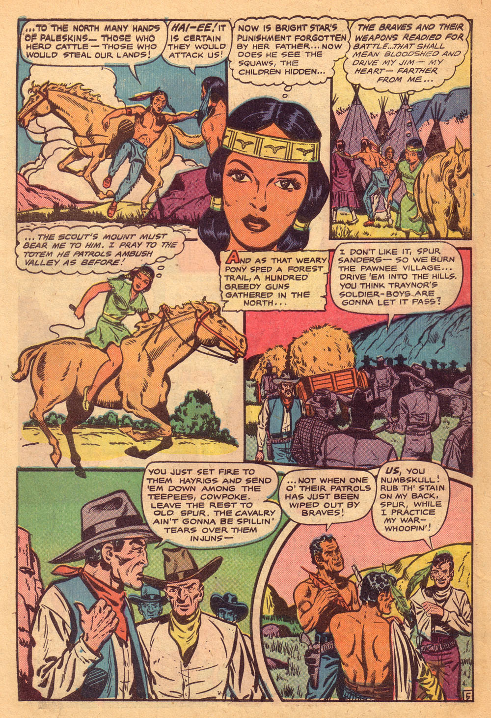 Read online Cowgirl Romances (1950) comic -  Issue #4 - 30