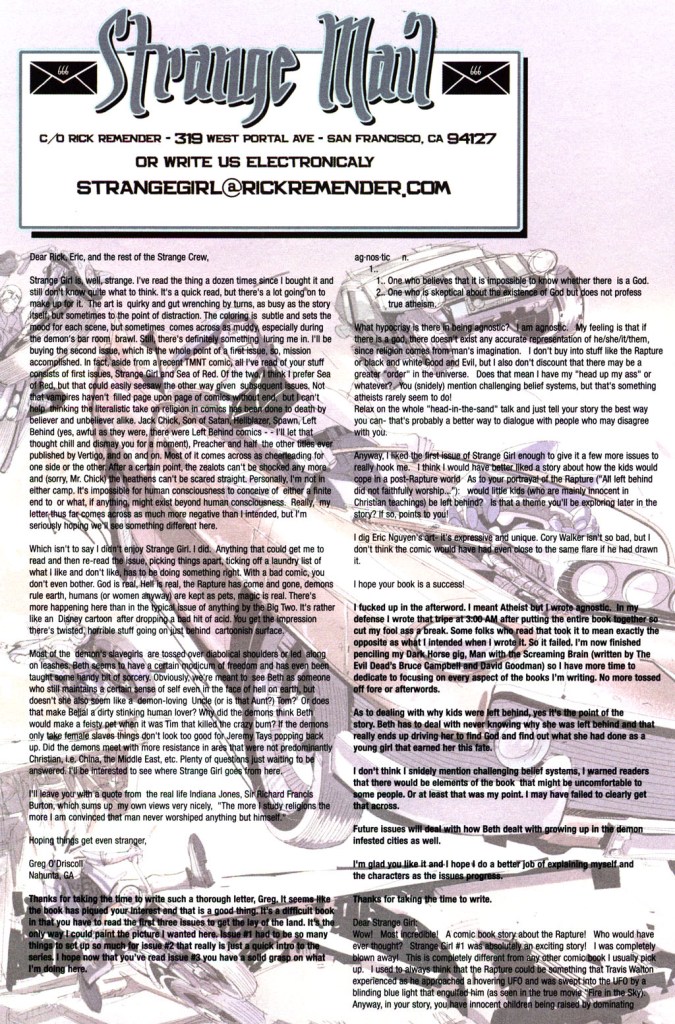 Read online Strange Girl comic -  Issue #3 - 26
