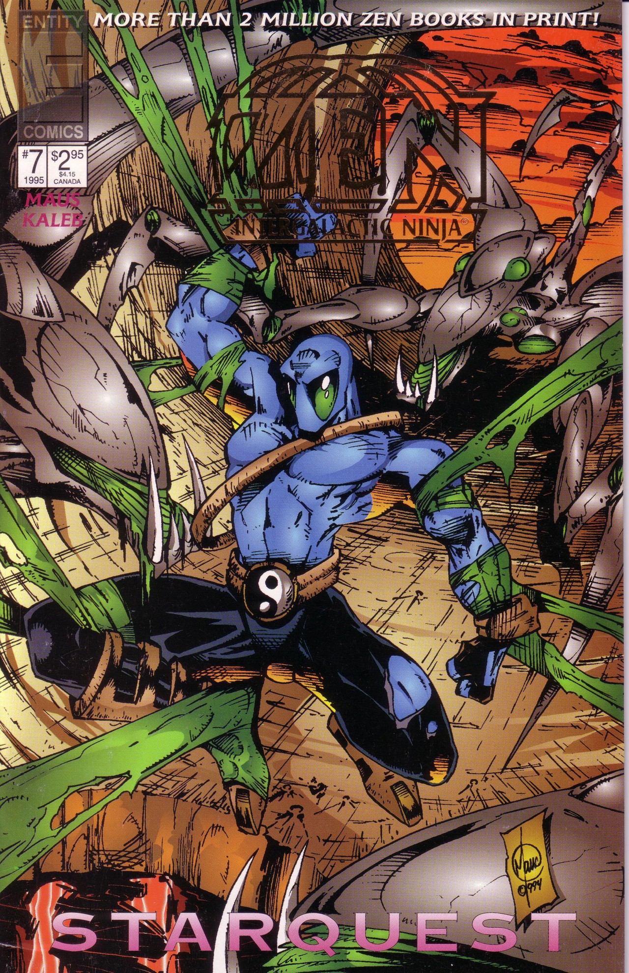 Read online Zen Intergalactic Ninja: Starquest comic -  Issue #7 - 1