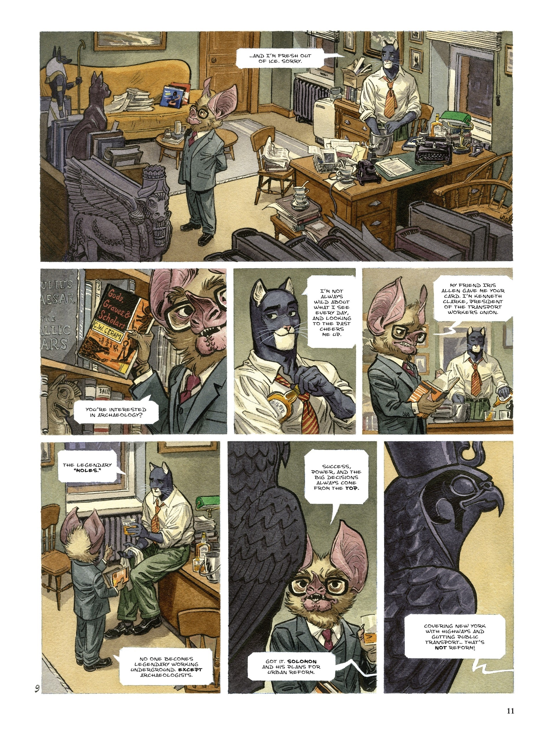 Read online Blacksad: They All Fall Down comic -  Issue #1 - 11