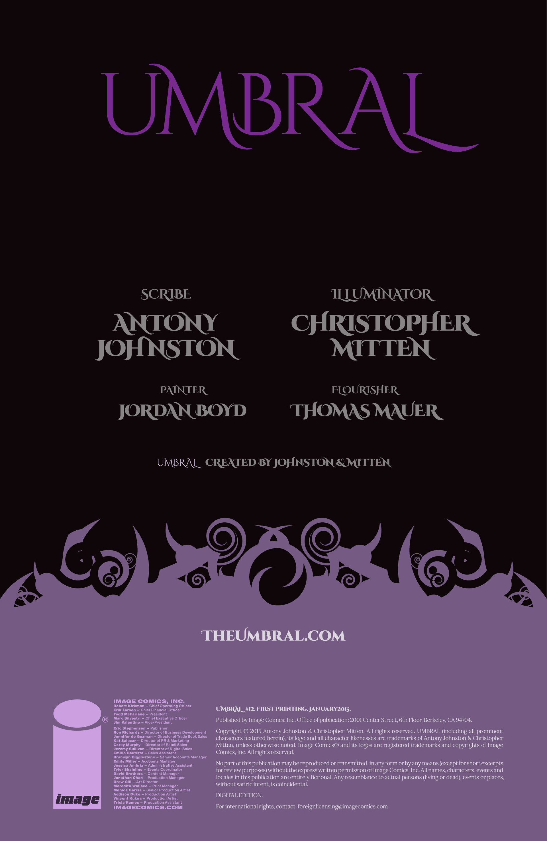 Read online Umbral comic -  Issue #12 - 2