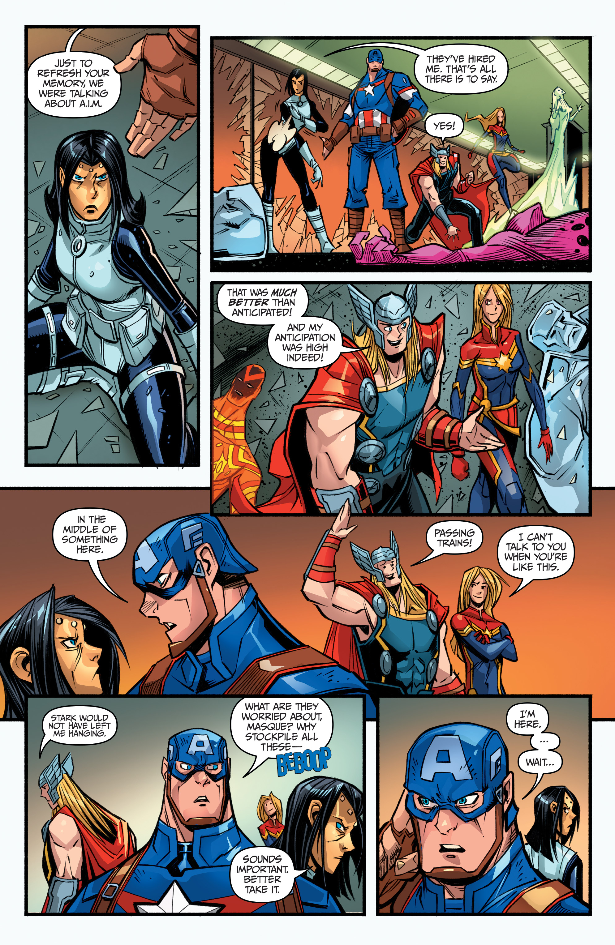 Read online Marvel Action: Avengers comic -  Issue #1 - 19