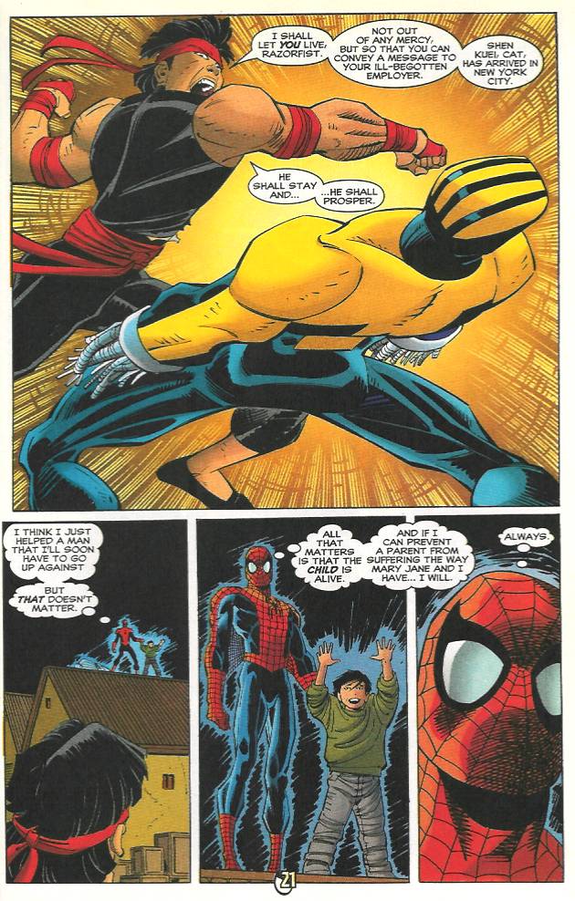 Read online Spider-Man (1990) comic -  Issue #81 - Shadow Of The Cat - 22