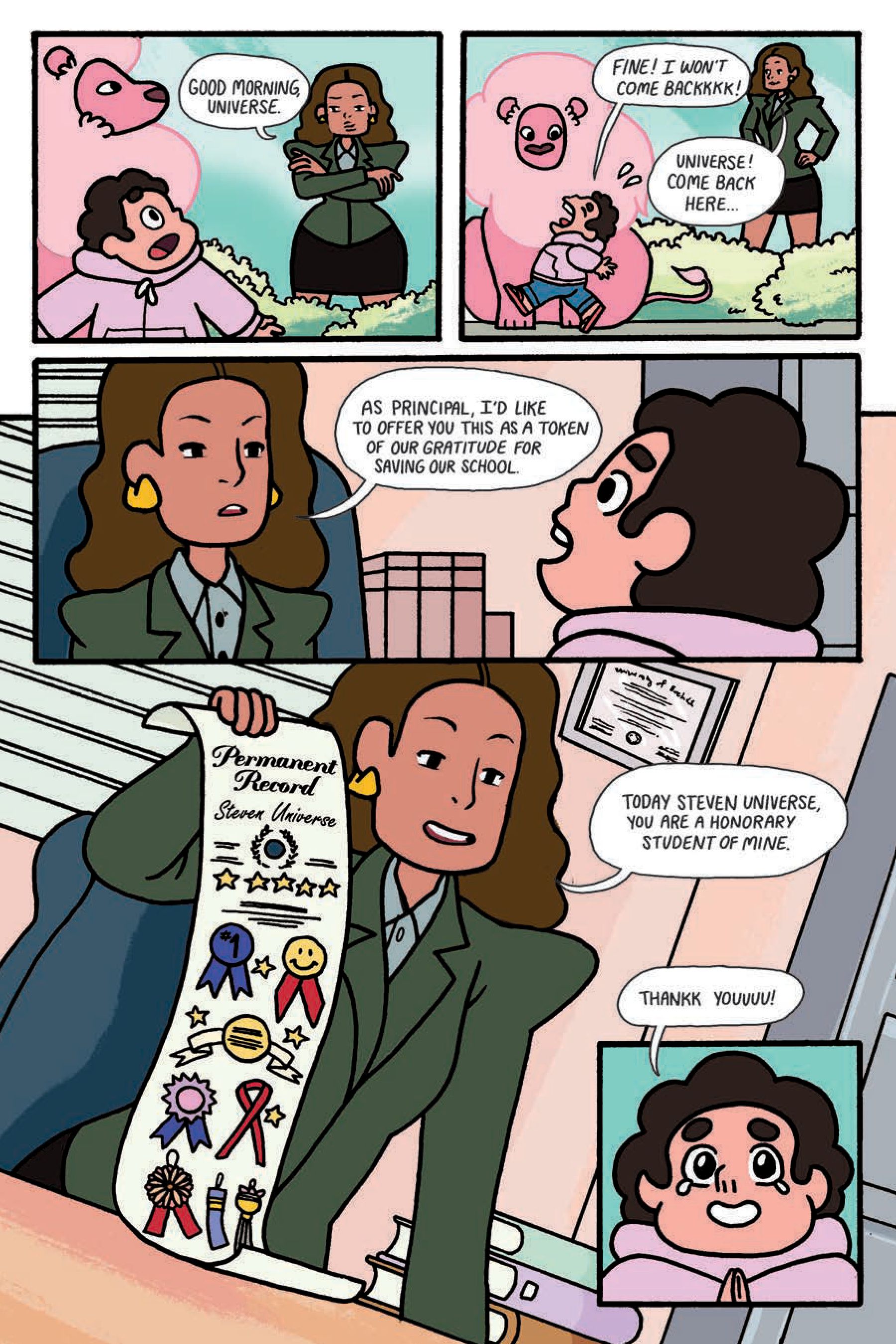 Read online Steven Universe: Too Cool For School comic -  Issue # TPB - 152