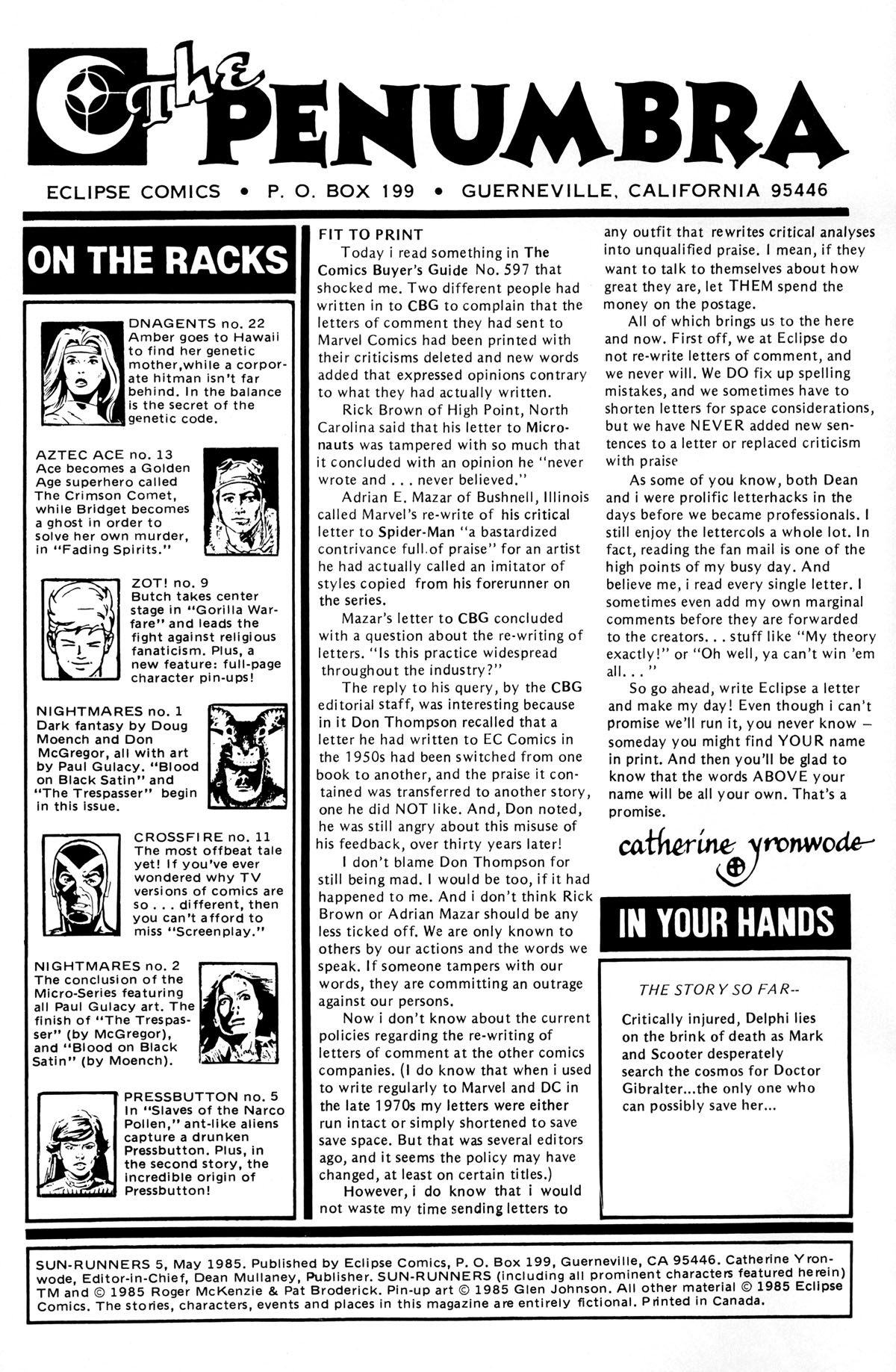 Read online Sun Runners comic -  Issue #5 - 2