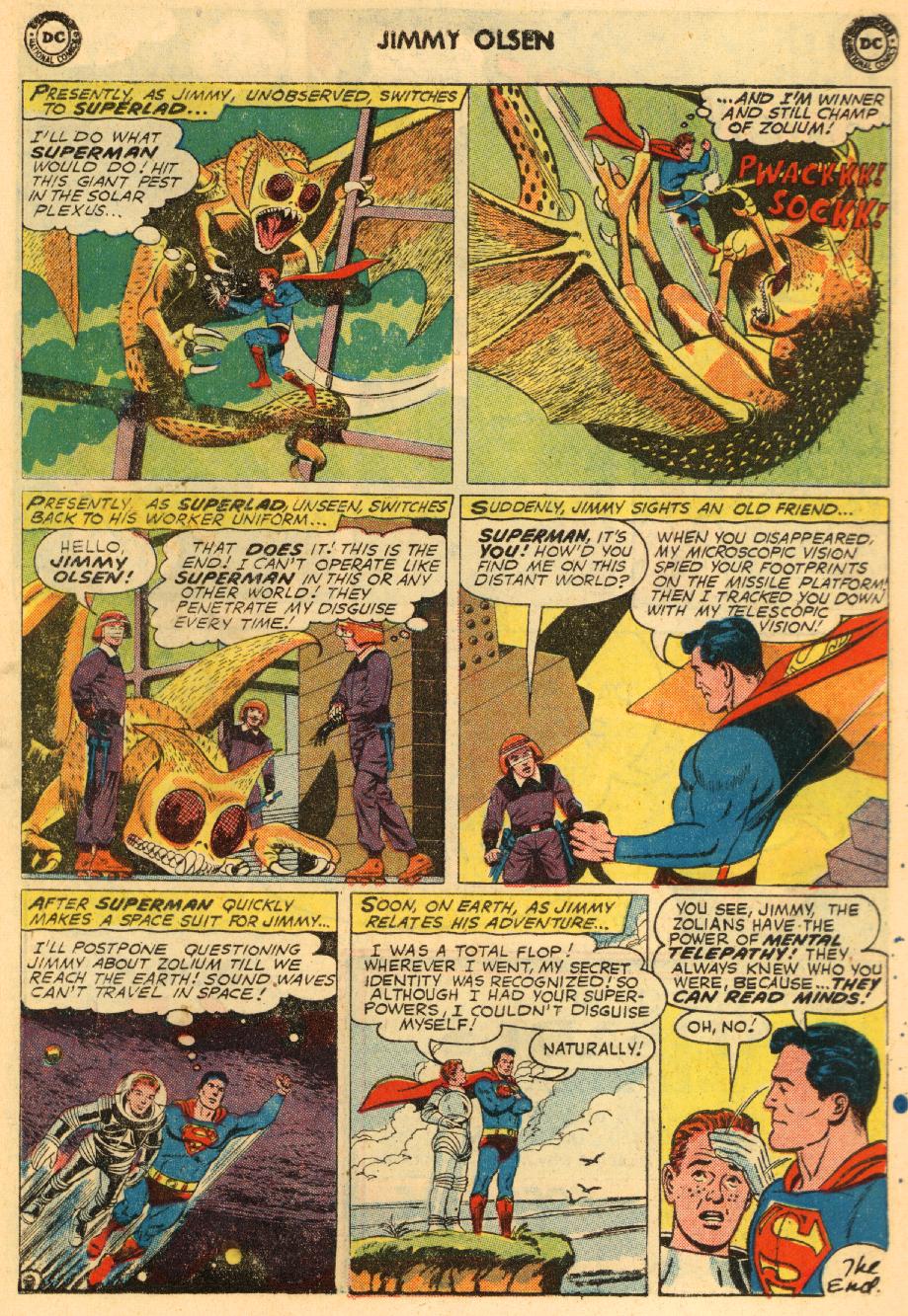 Read online Superman's Pal Jimmy Olsen comic -  Issue #39 - 11