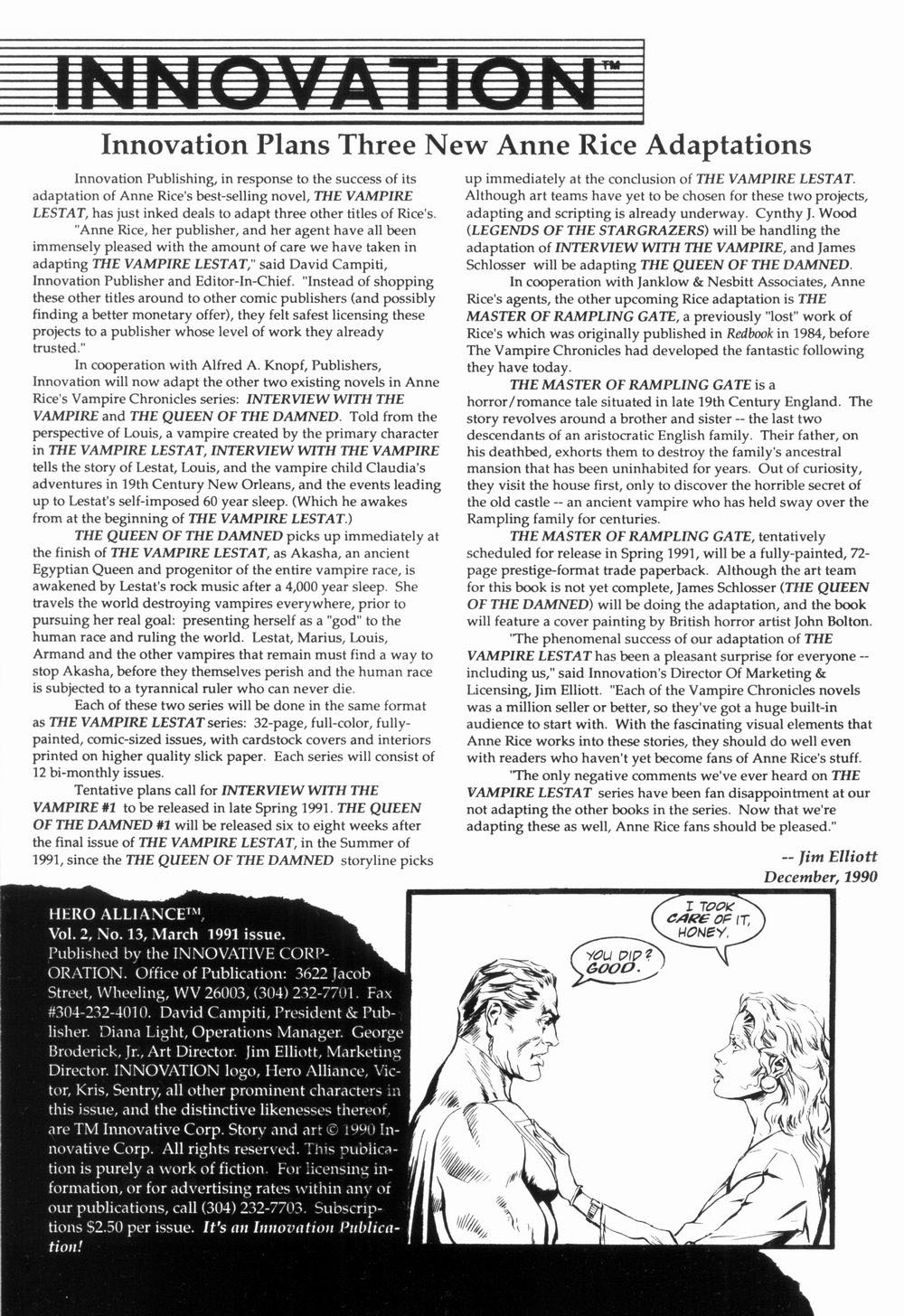 Read online Hero Alliance (1989) comic -  Issue #13 - 2