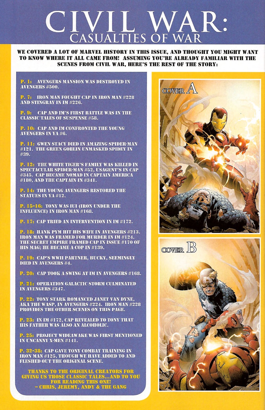 Iron Man/Captain America: Casualties of War issue Full - Page 43