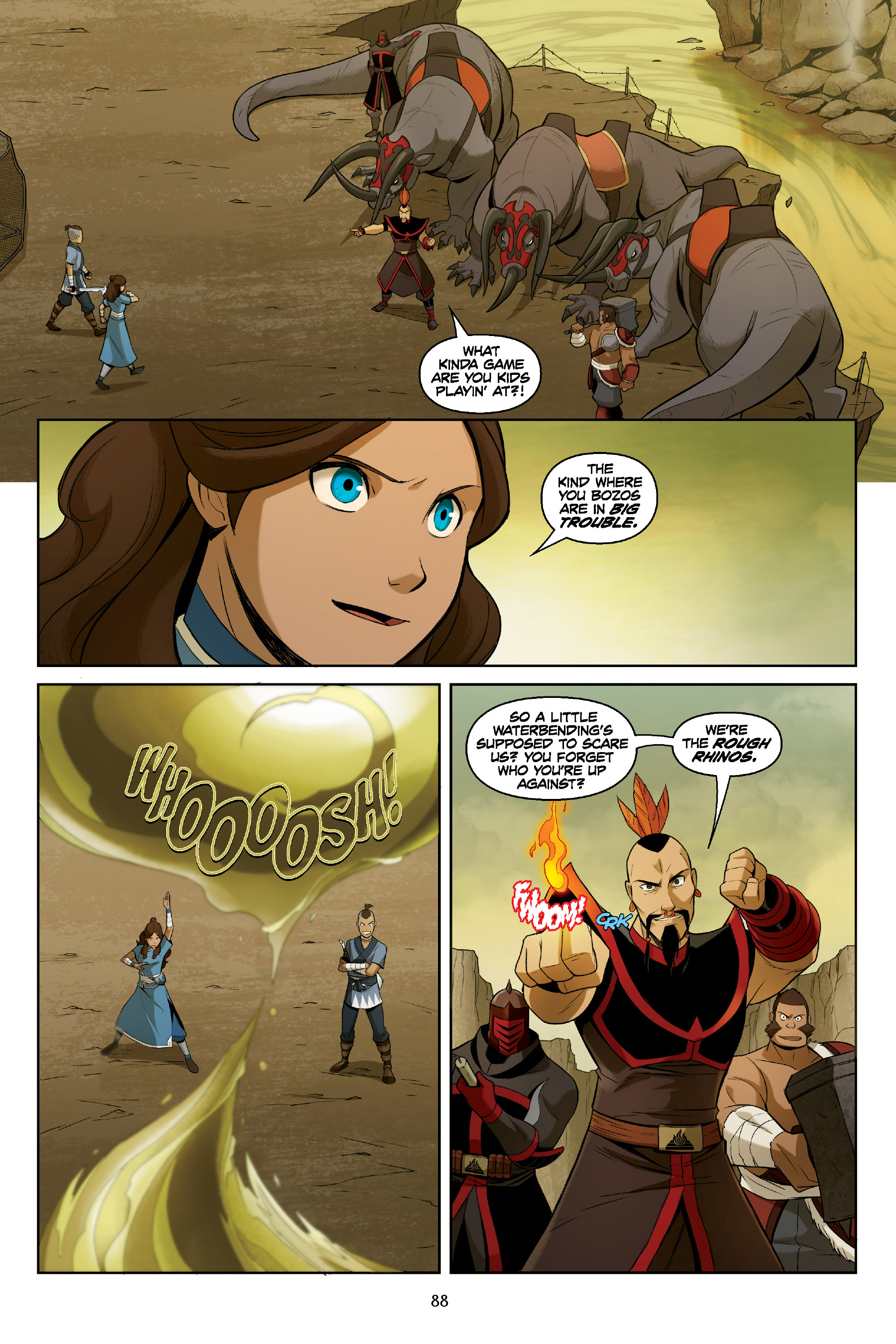 Read online Nickelodeon Avatar: The Last Airbender - The Rift comic -  Issue # _Omnibus (Part 1) - 88