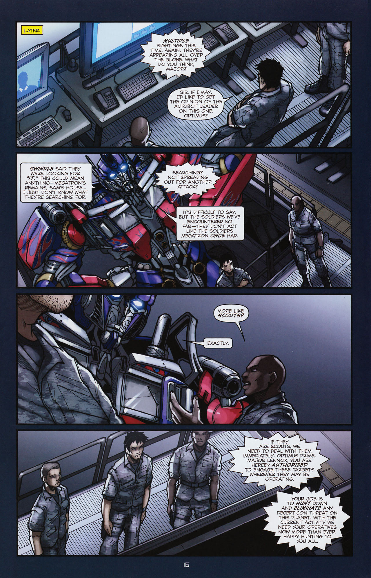 Read online Transformers: Alliance comic -  Issue #4 - 18