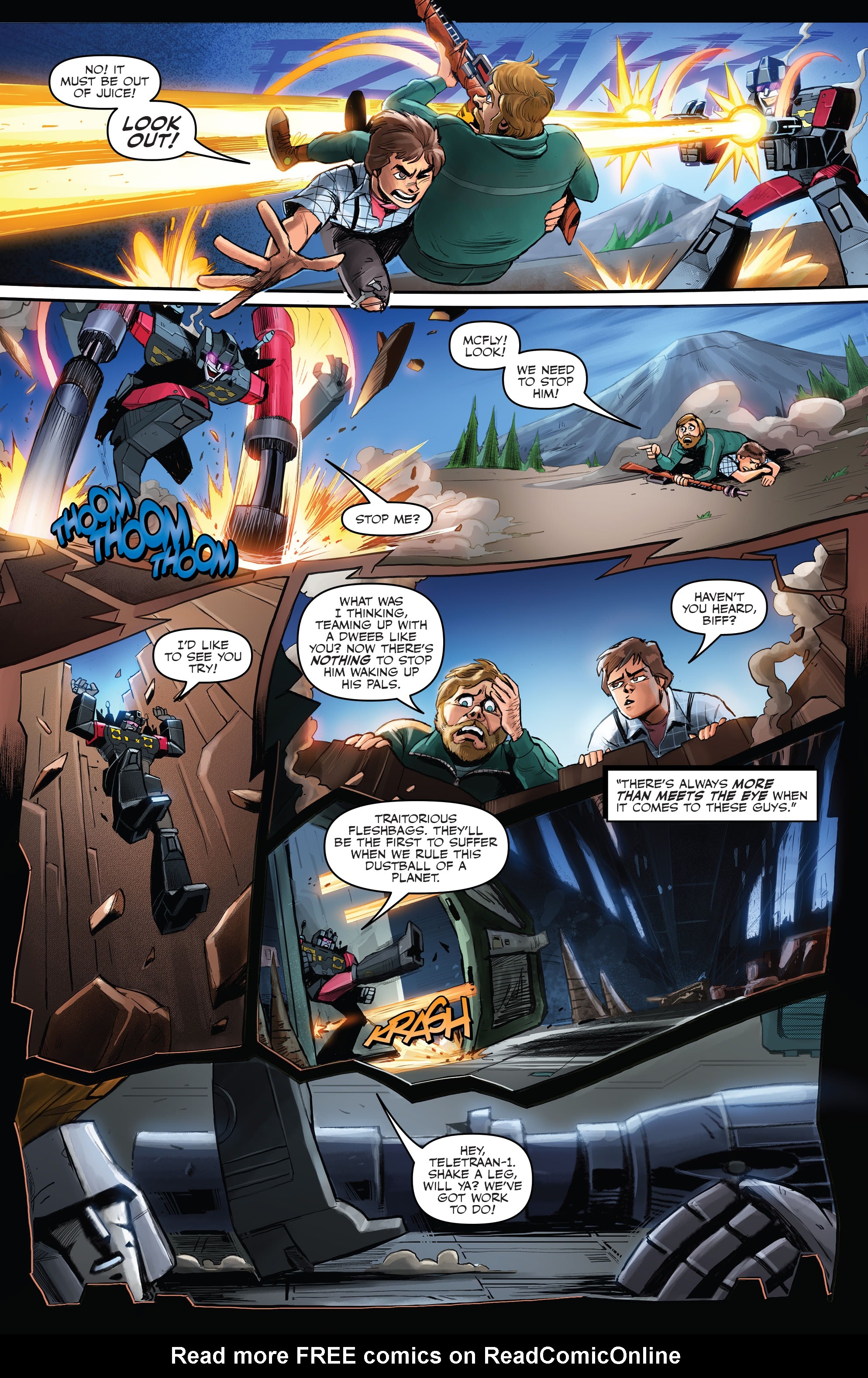 Read online Transformers: Back to the Future comic -  Issue #4 - 15