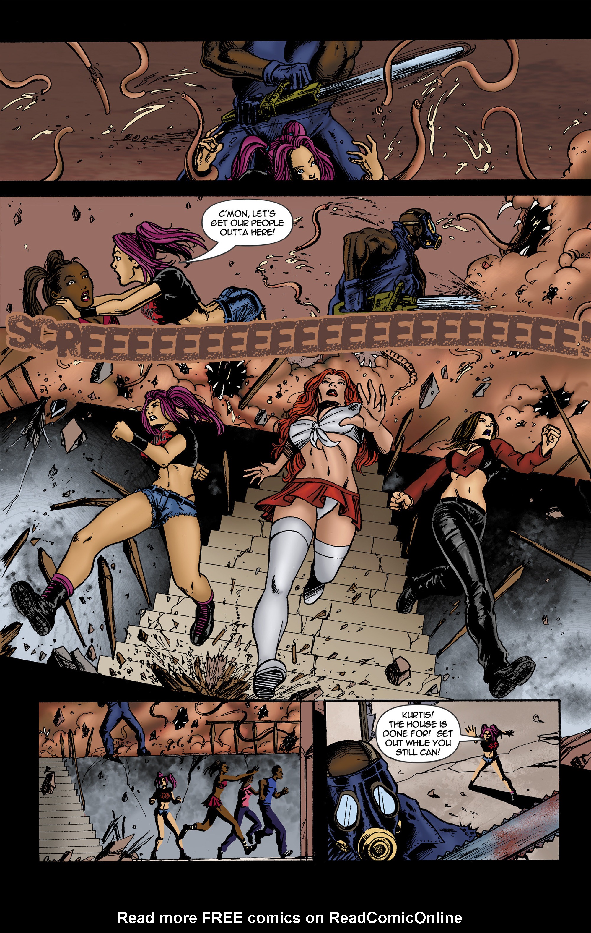 Read online Chaos Campus: Sorority Girls Vs. Zombies comic -  Issue #6 - 21