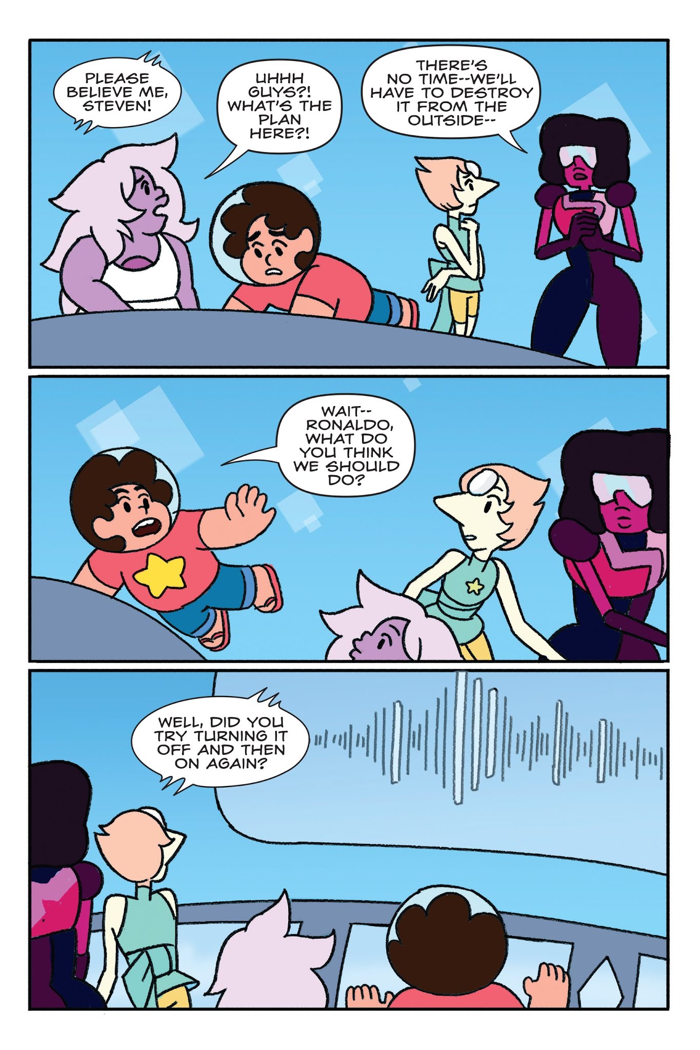 Read online Steven Universe: Anti-Gravity comic -  Issue # TPB - 109