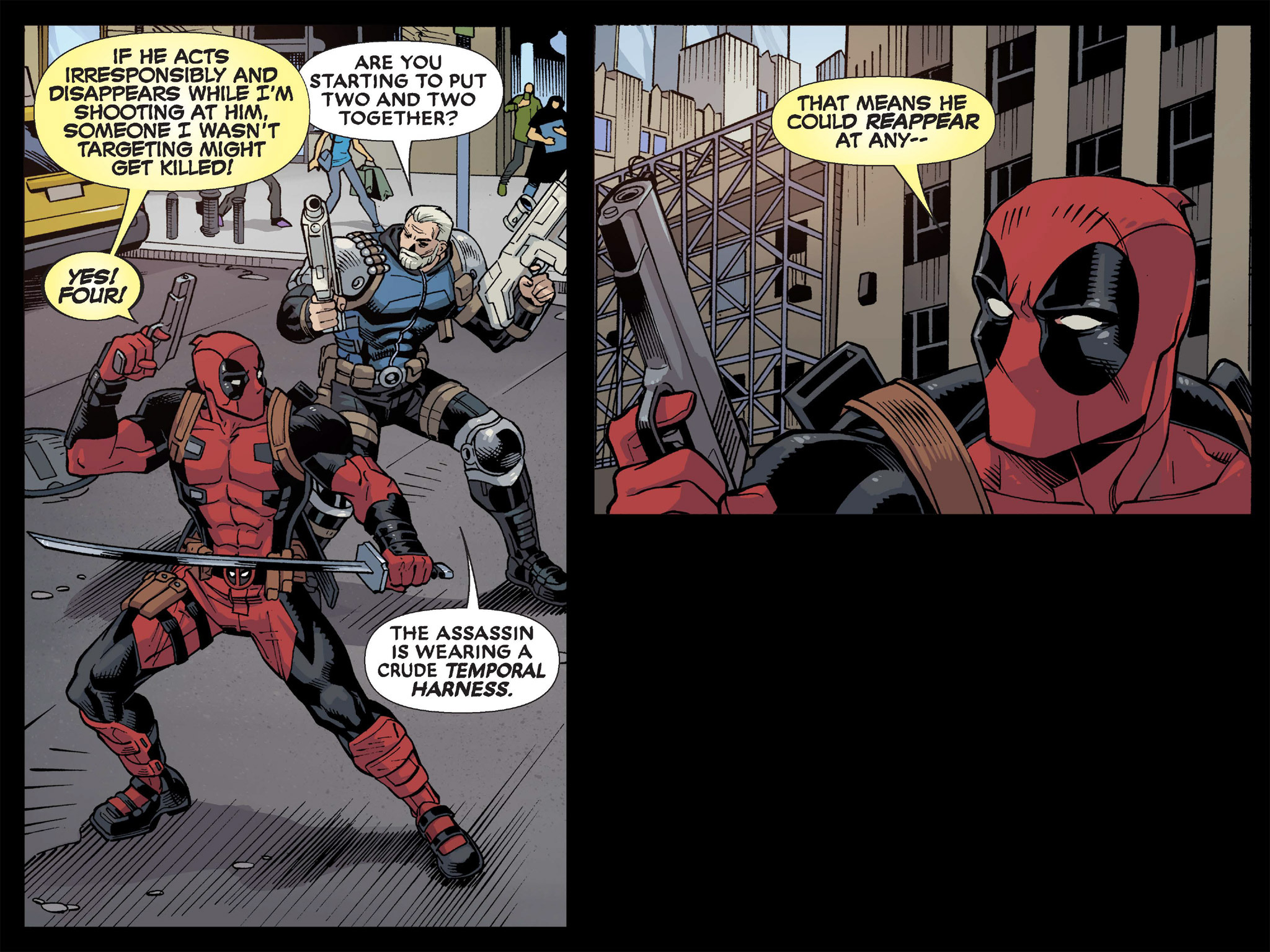 Read online Deadpool & Cable: Split Second Infinite Comic comic -  Issue #2 - 53