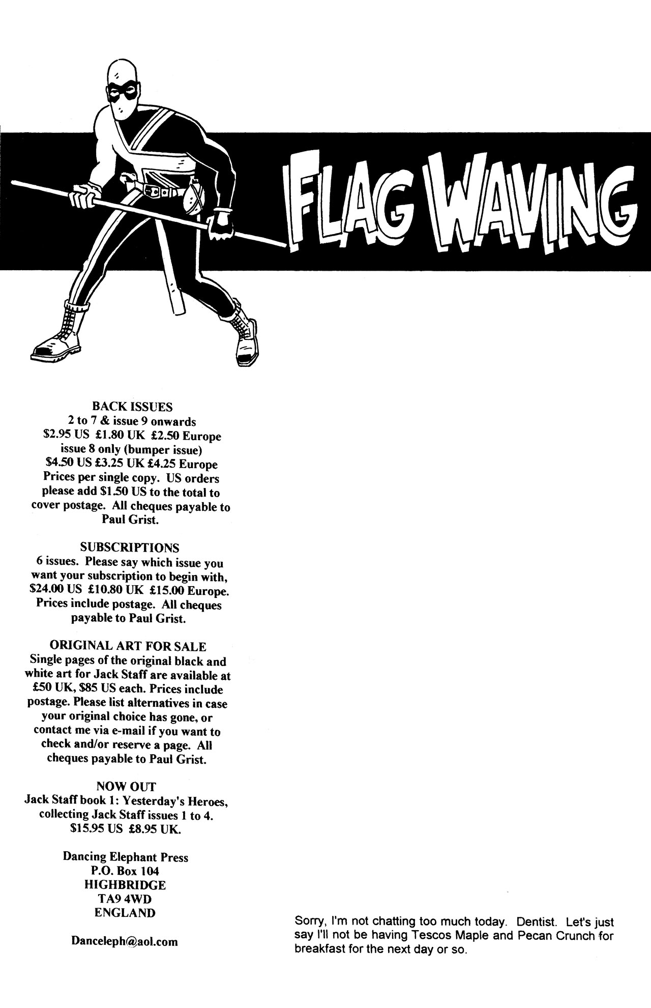 Read online Jack Staff comic -  Issue #10 - 2