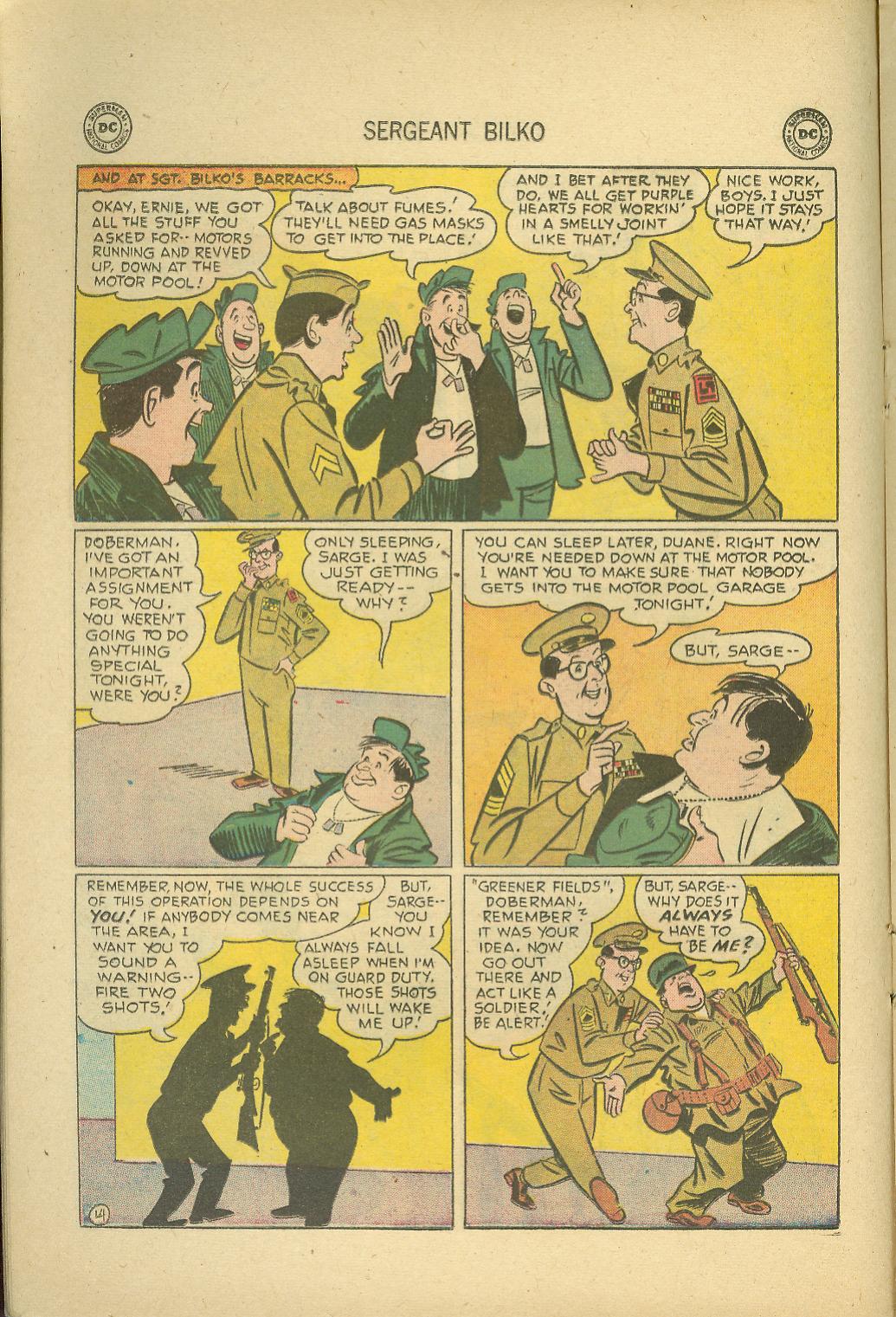 Read online Sergeant Bilko comic -  Issue #6 - 16
