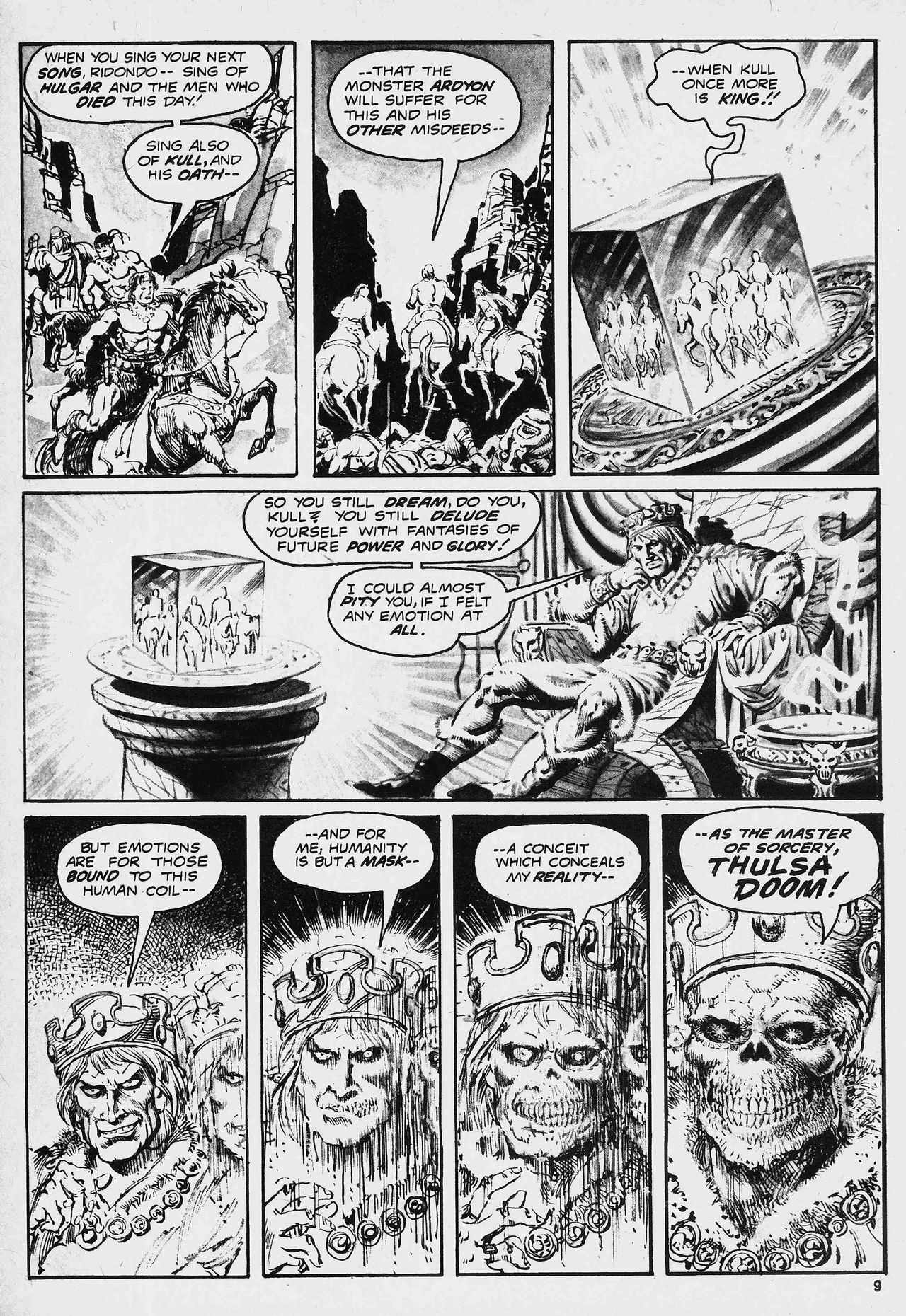 Read online Kull and the Barbarians comic -  Issue #2 - 9