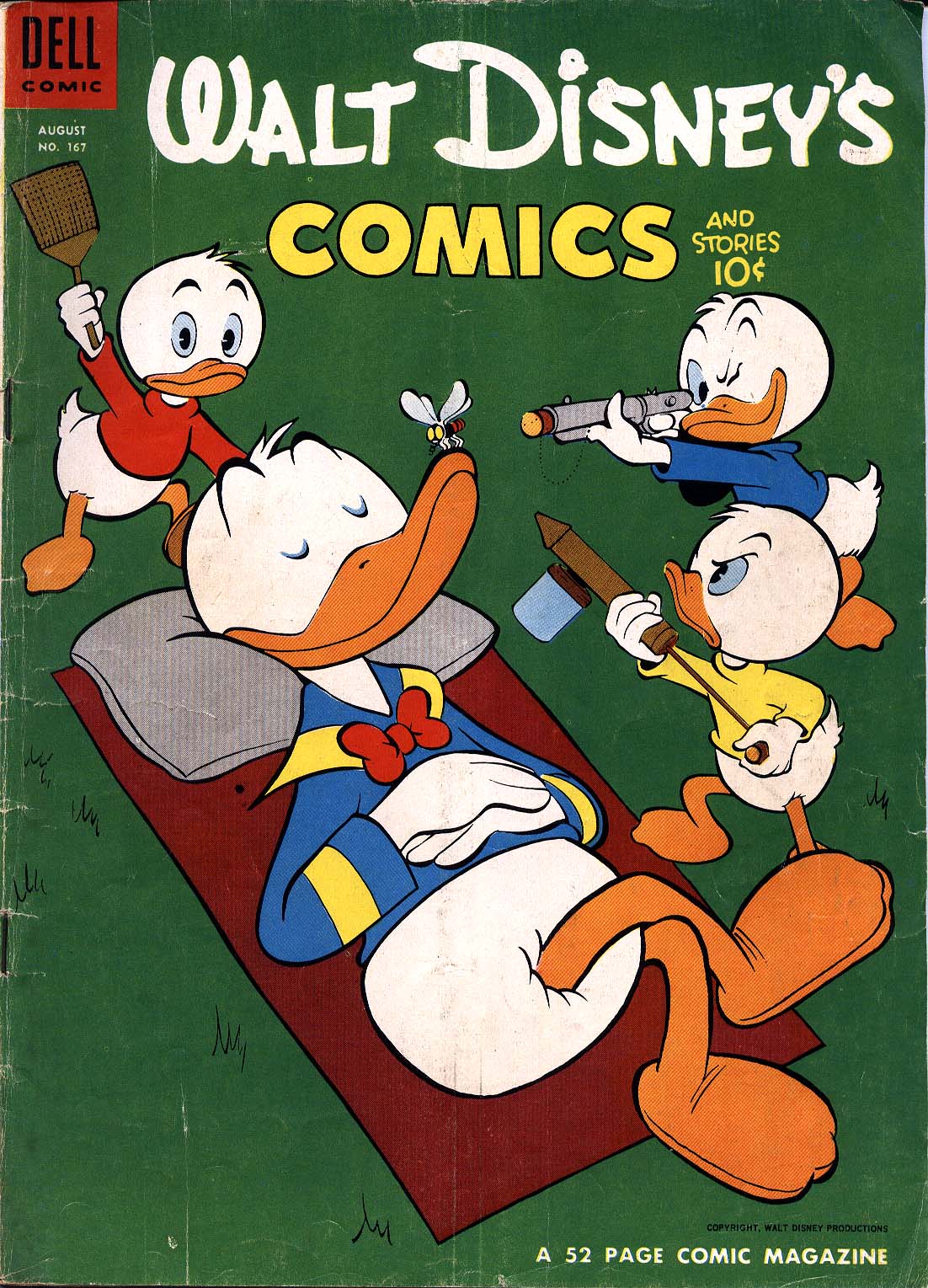 Read online Walt Disney's Comics and Stories comic -  Issue #167 - 1