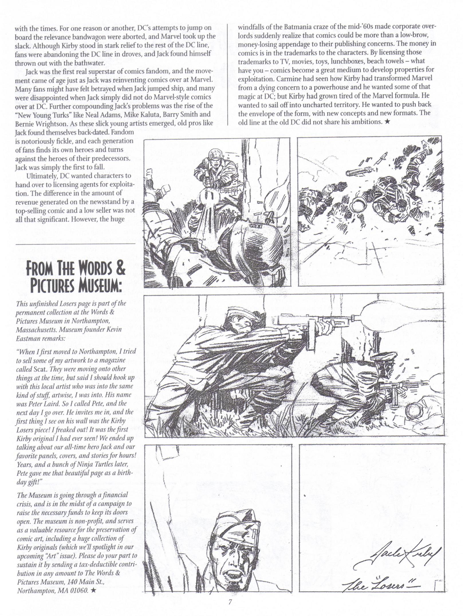 Read online The Jack Kirby Collector comic -  Issue #17 - 7