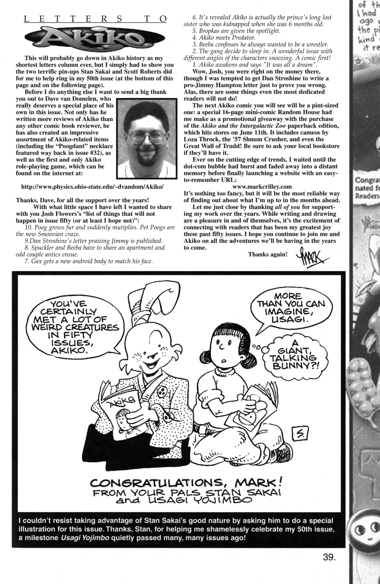 Read online Akiko comic -  Issue #50 - 31