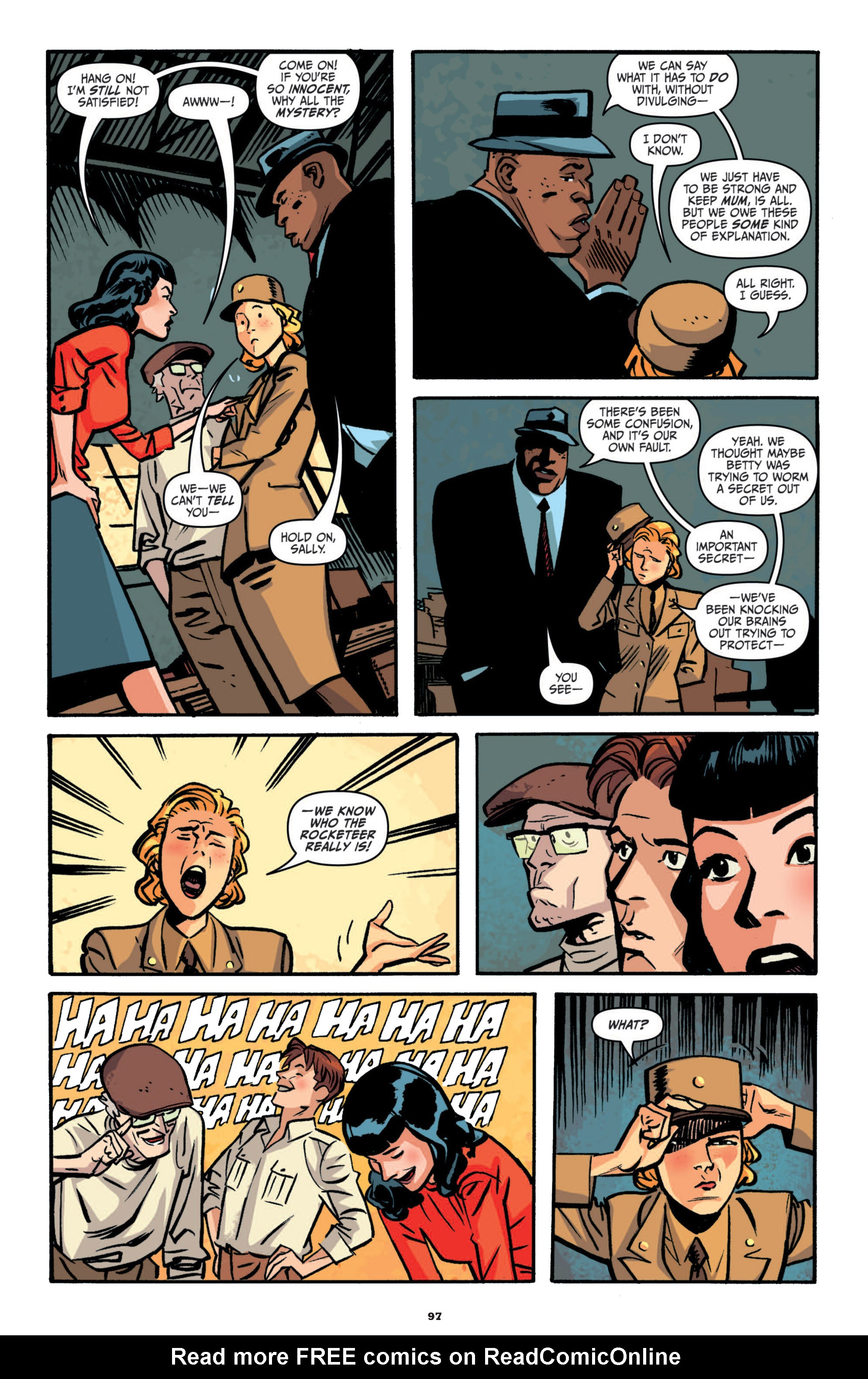 Read online The Rocketeer: Cargo of Doom comic -  Issue # TPB - 93