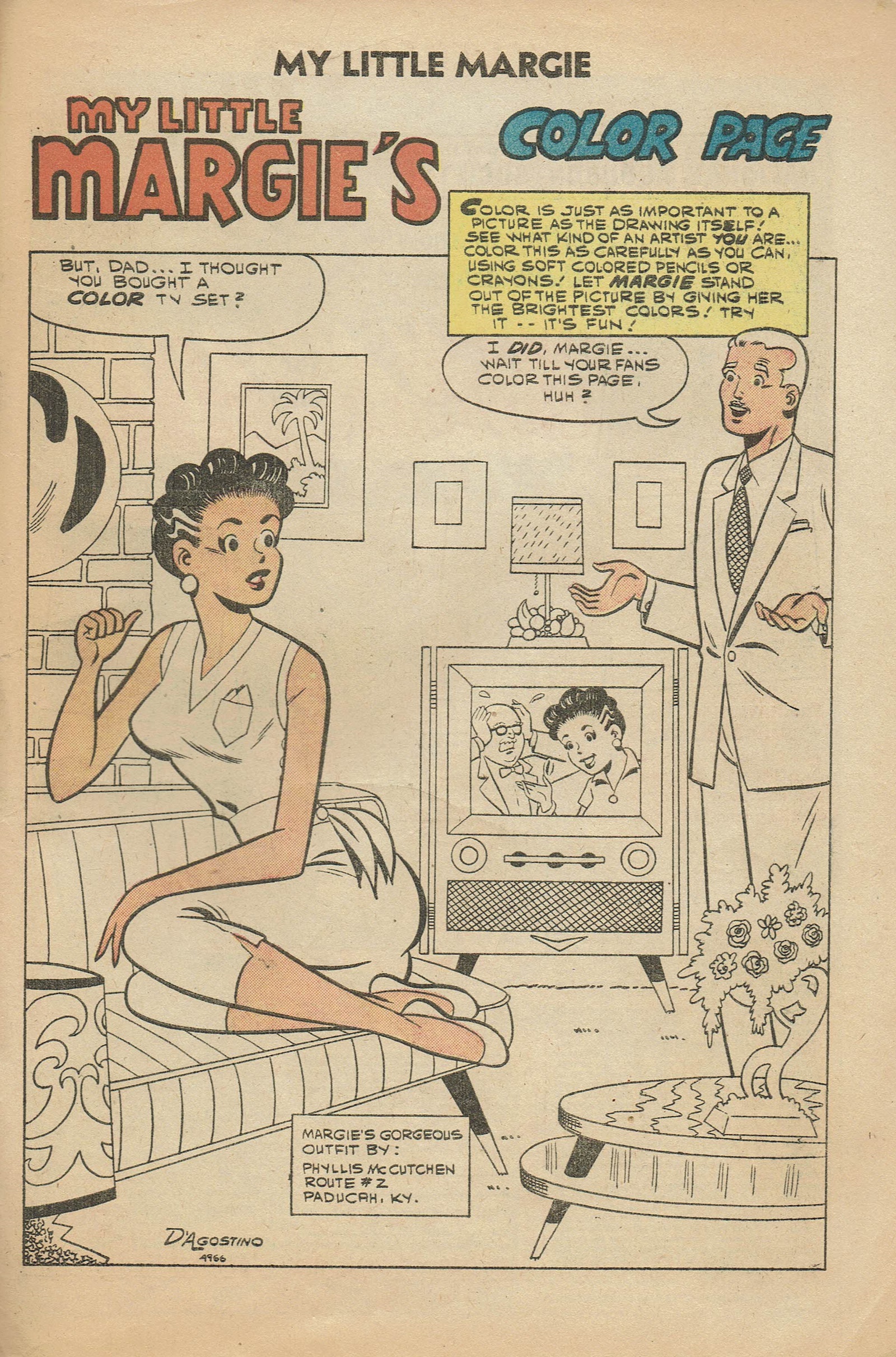 Read online My Little Margie (1954) comic -  Issue #23 - 32