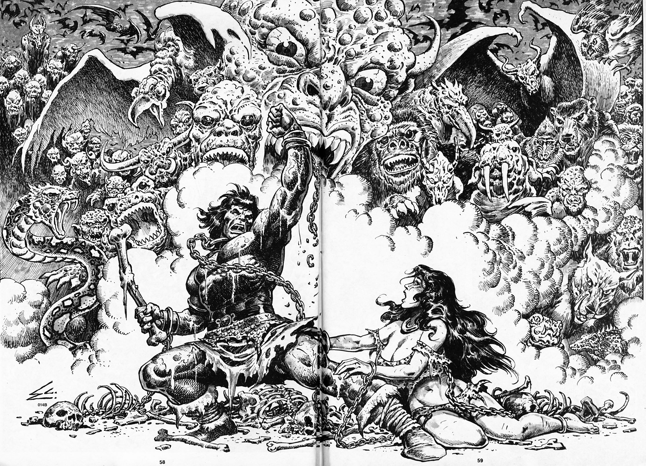 Read online The Savage Sword Of Conan comic -  Issue #180 - 58