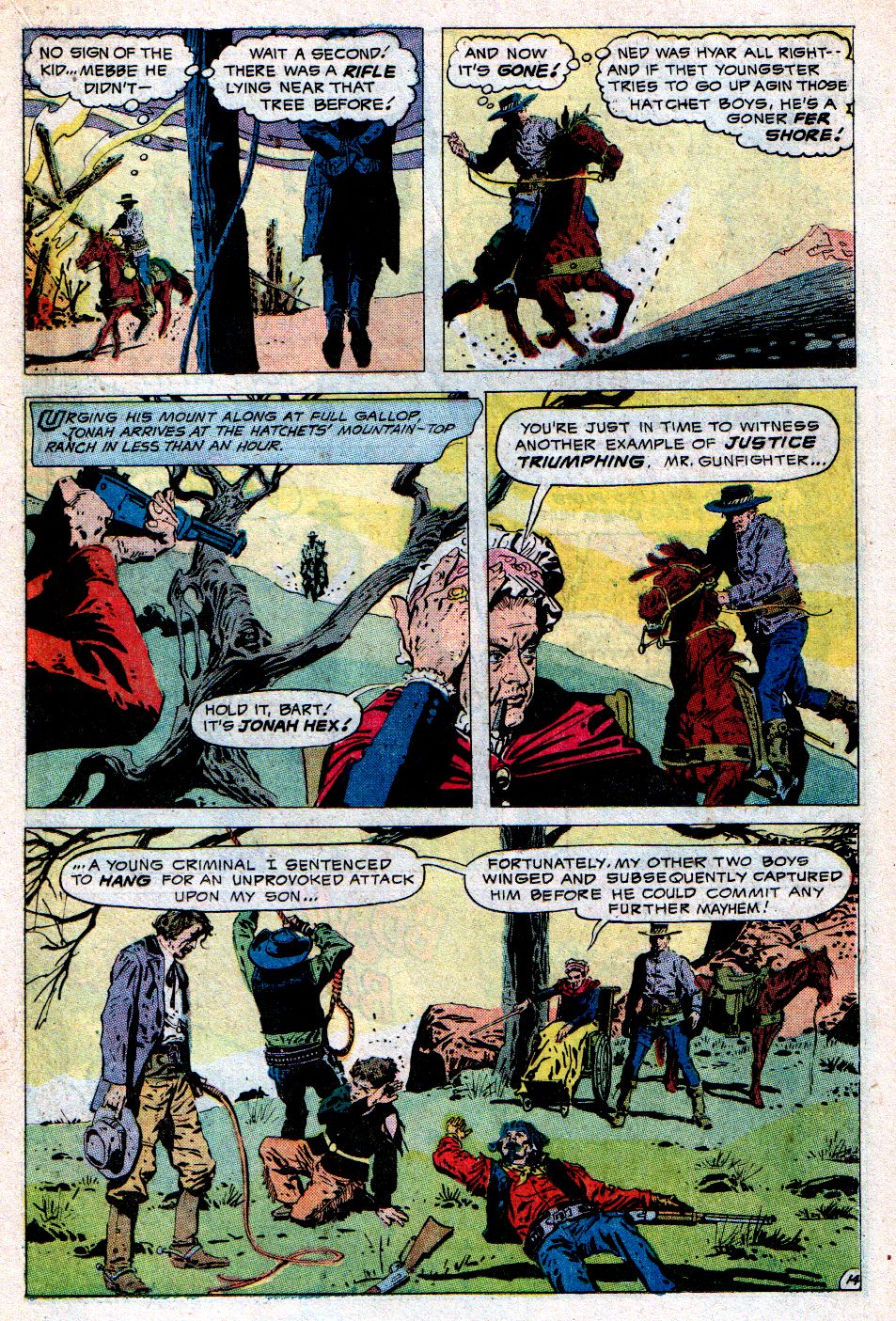 Read online Weird Western Tales (1972) comic -  Issue #17 - 19
