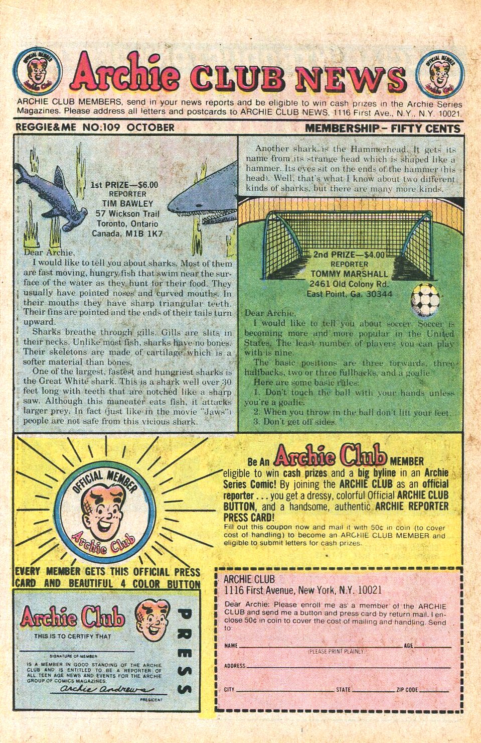 Read online Reggie and Me (1966) comic -  Issue #109 - 26