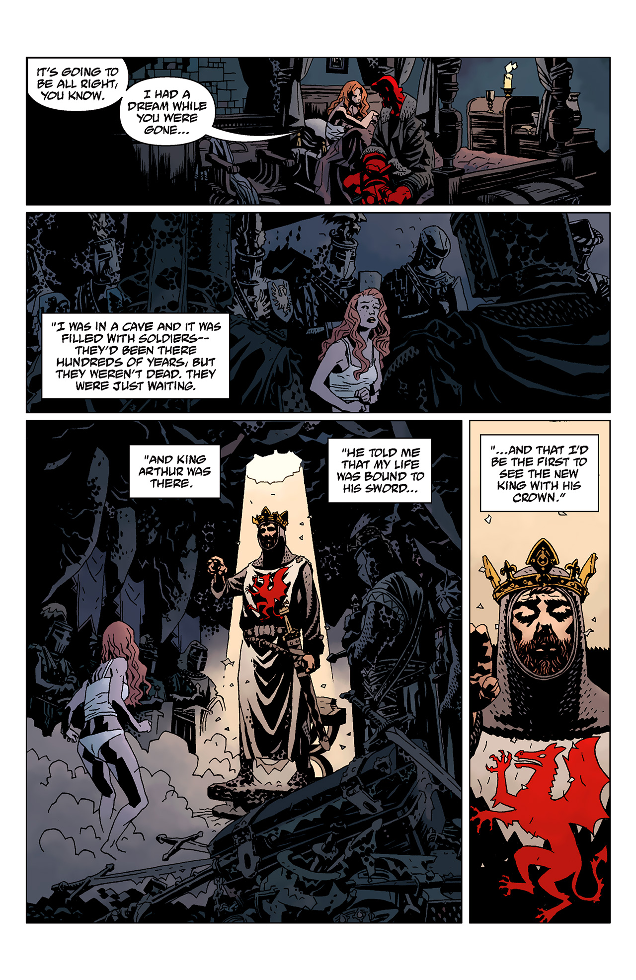 Read online Hellboy: The Wild Hunt comic -  Issue #7 - 8