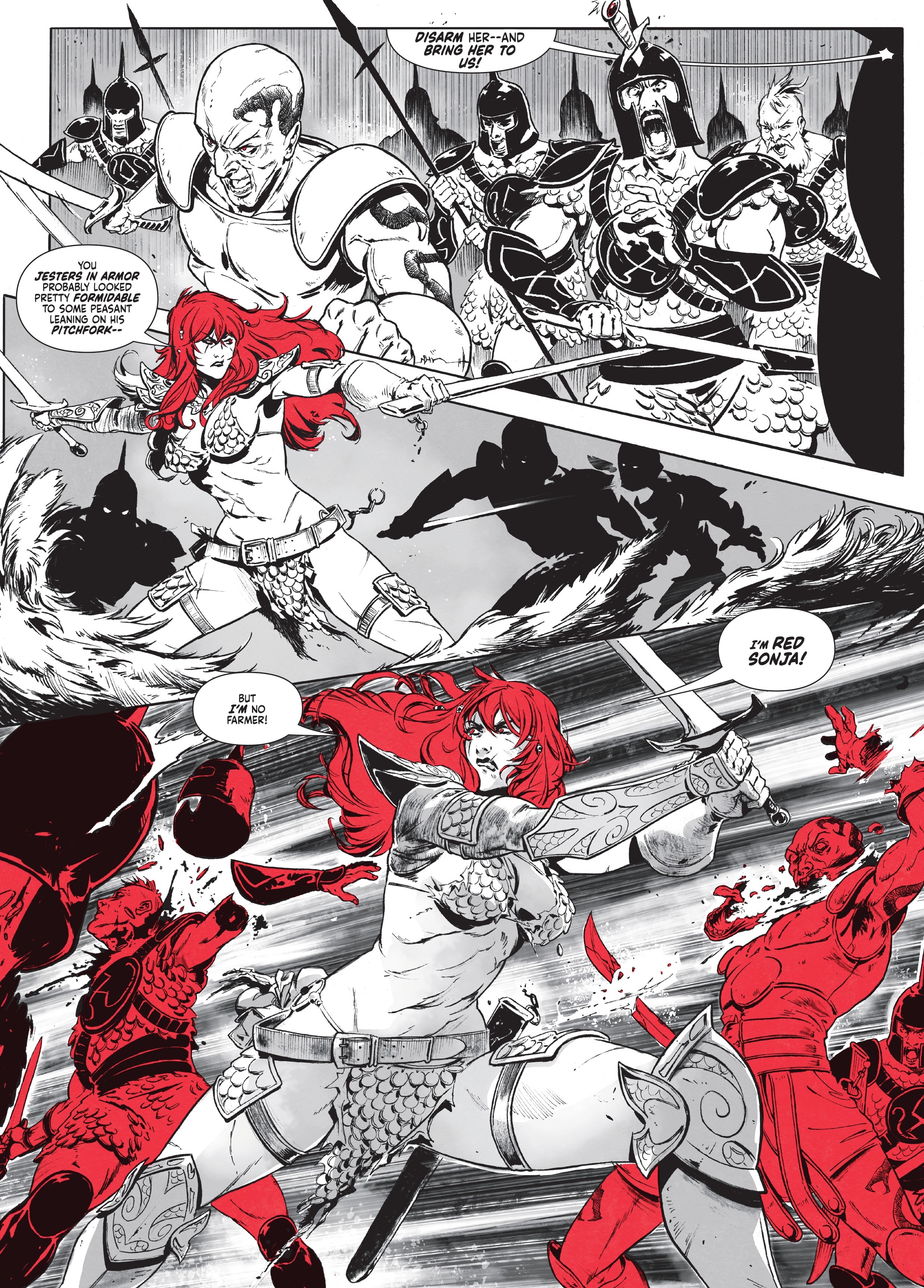 Read online Red Sonja: Ballad of the Red Goddess comic -  Issue # TPB - 44