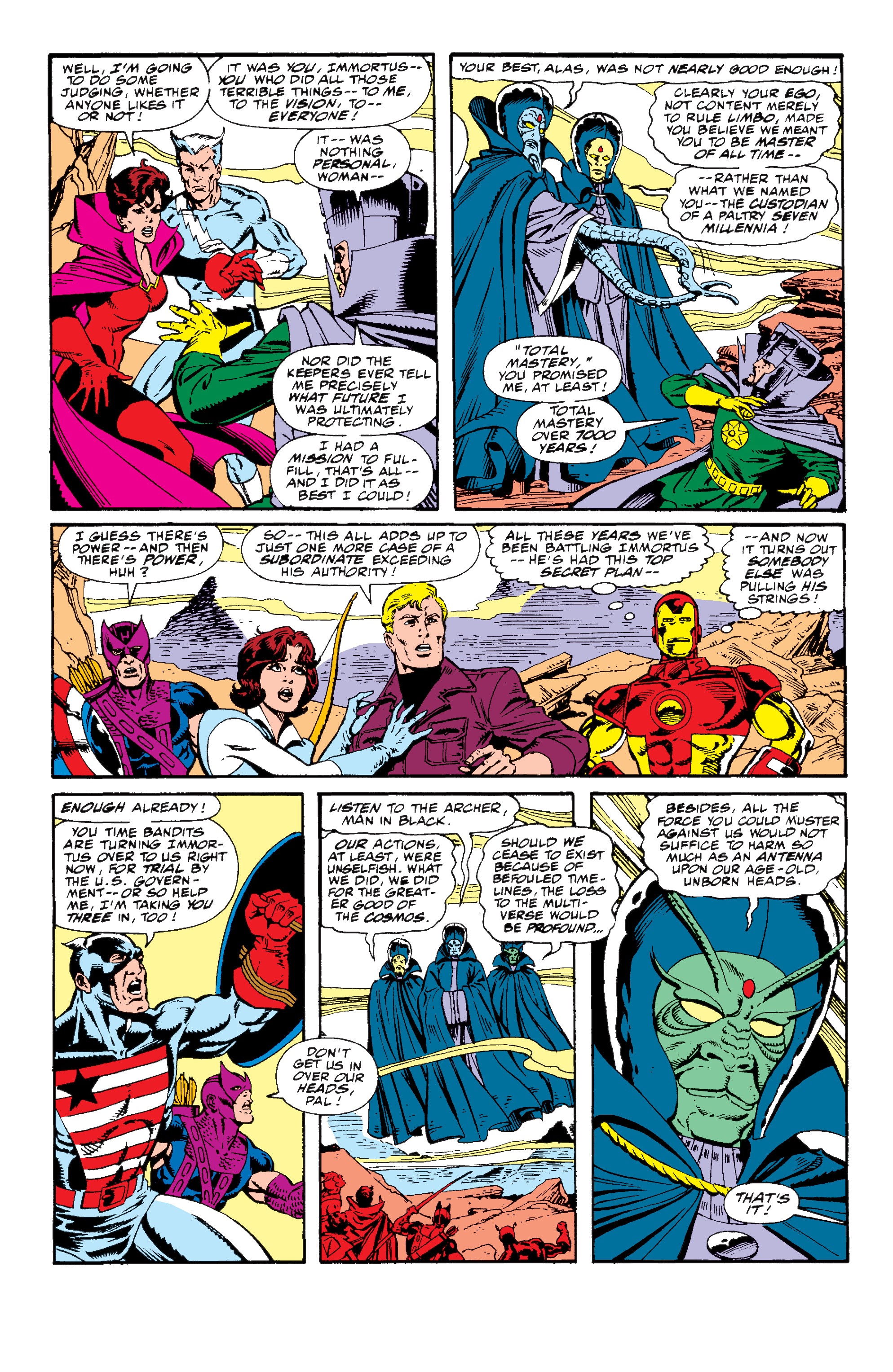 Read online Avengers West Coast Epic Collection: How The West Was Won comic -  Issue #Avengers West Coast Epic Collection Darker Than Scarlet (Part 3) - 98