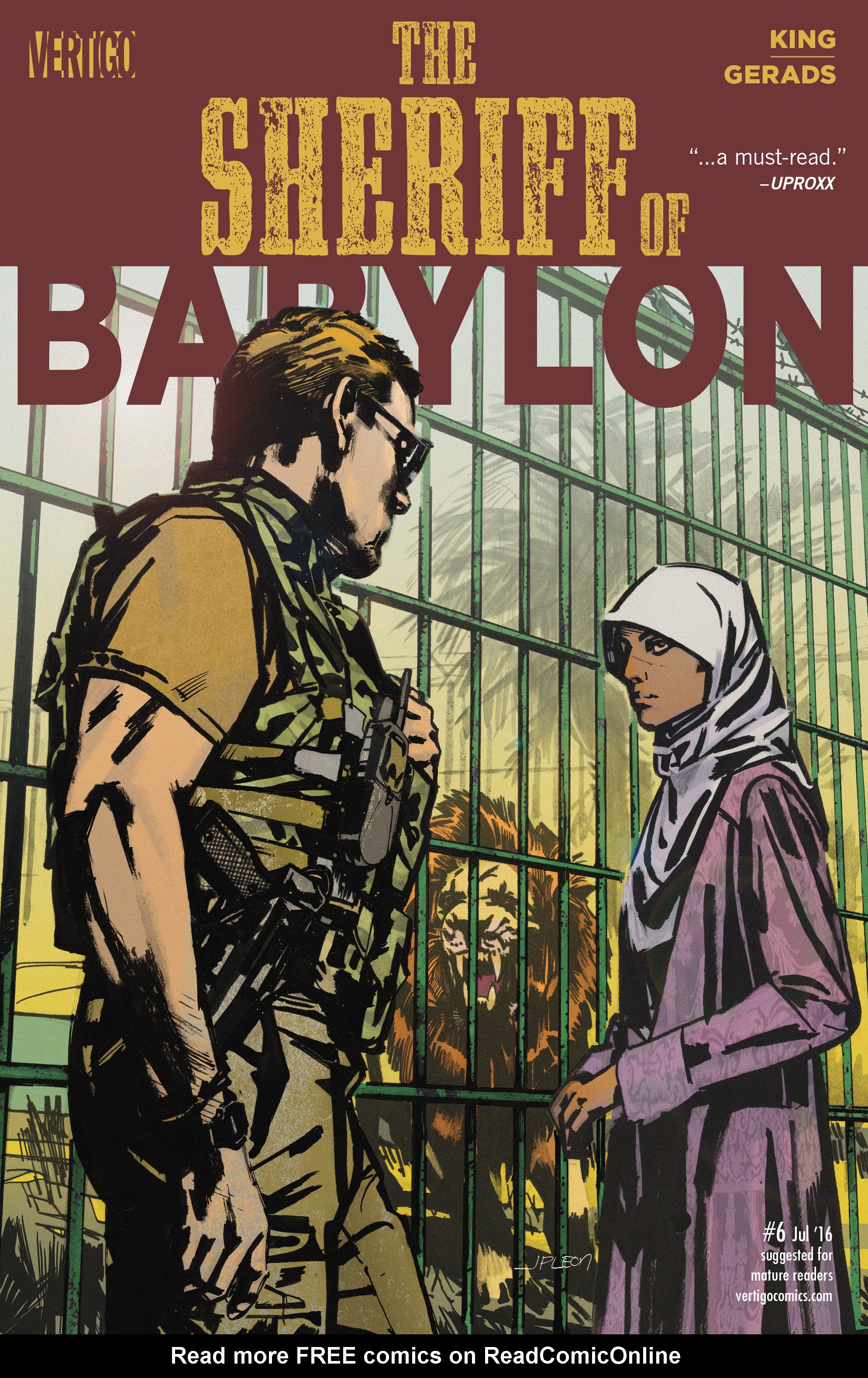 Read online The Sheriff of Babylon comic -  Issue #6 - 1