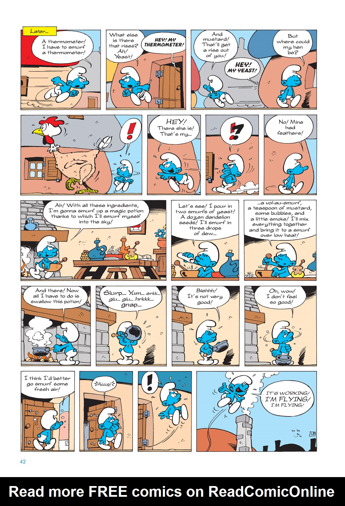 Read online The Smurfs comic -  Issue #1 - 42
